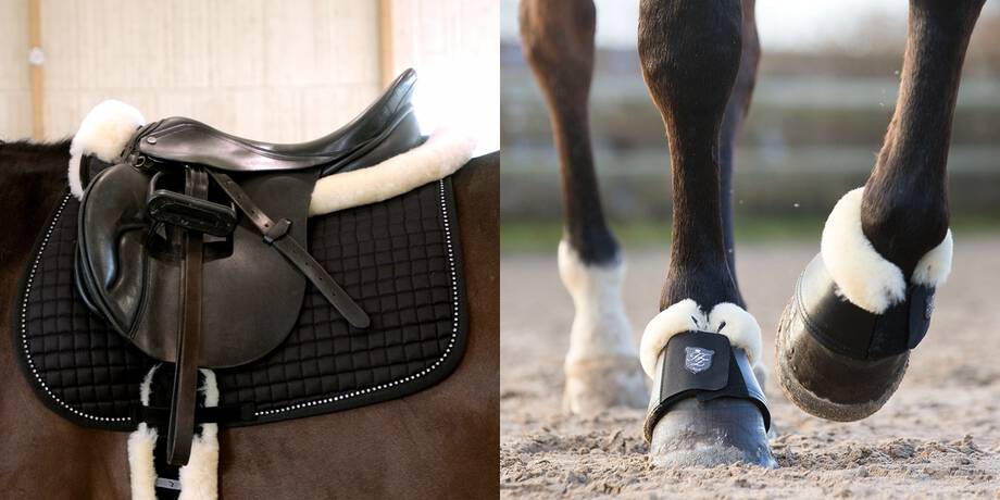 Sheepskin Horse Tack