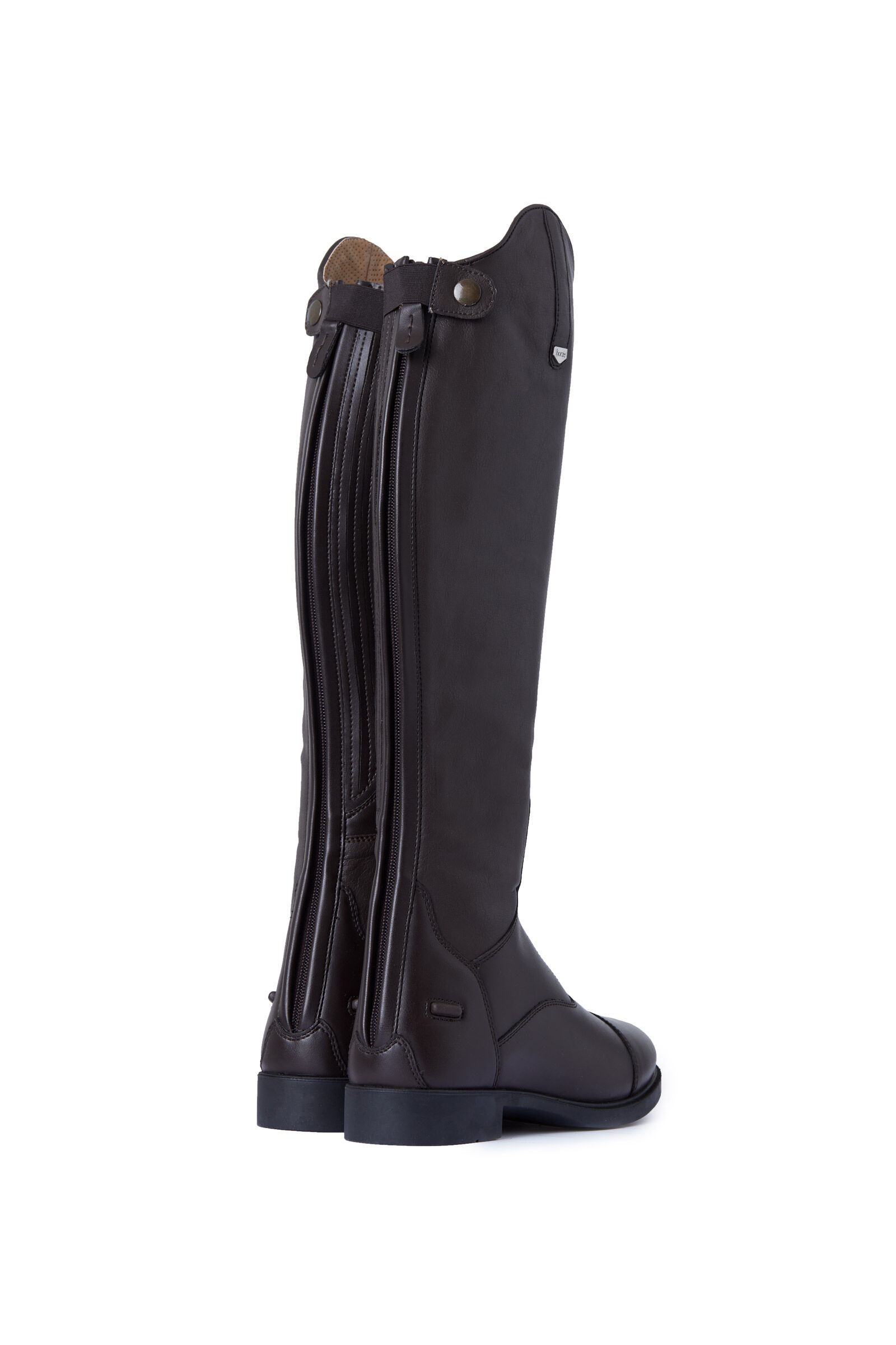 Horze Rover Synthetic Field Tall Riding Boots with Back Zip and Inner Elastic 