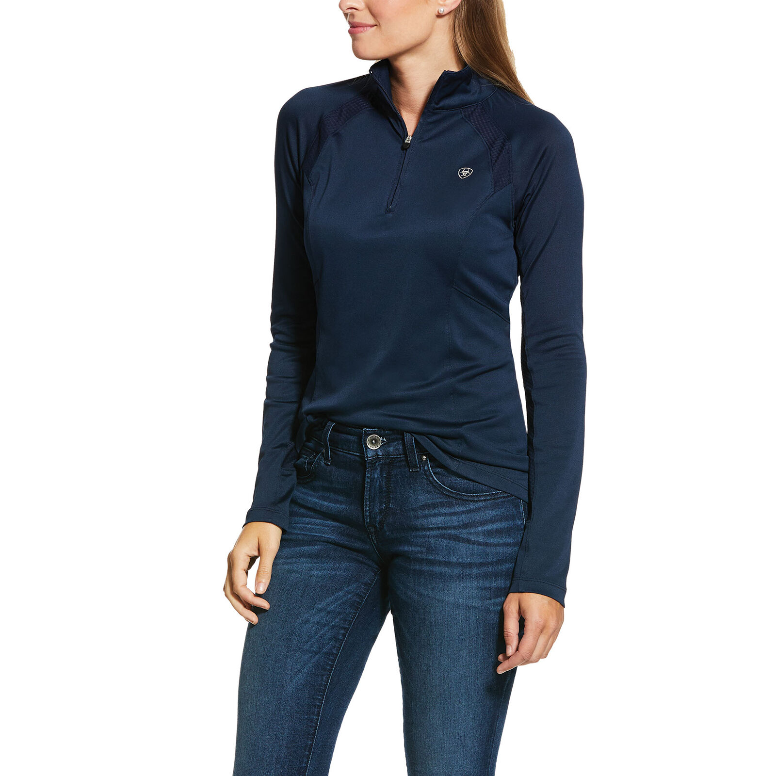 ARIAT Womens Sunstopper 1/4 Zip Pullover Shirt