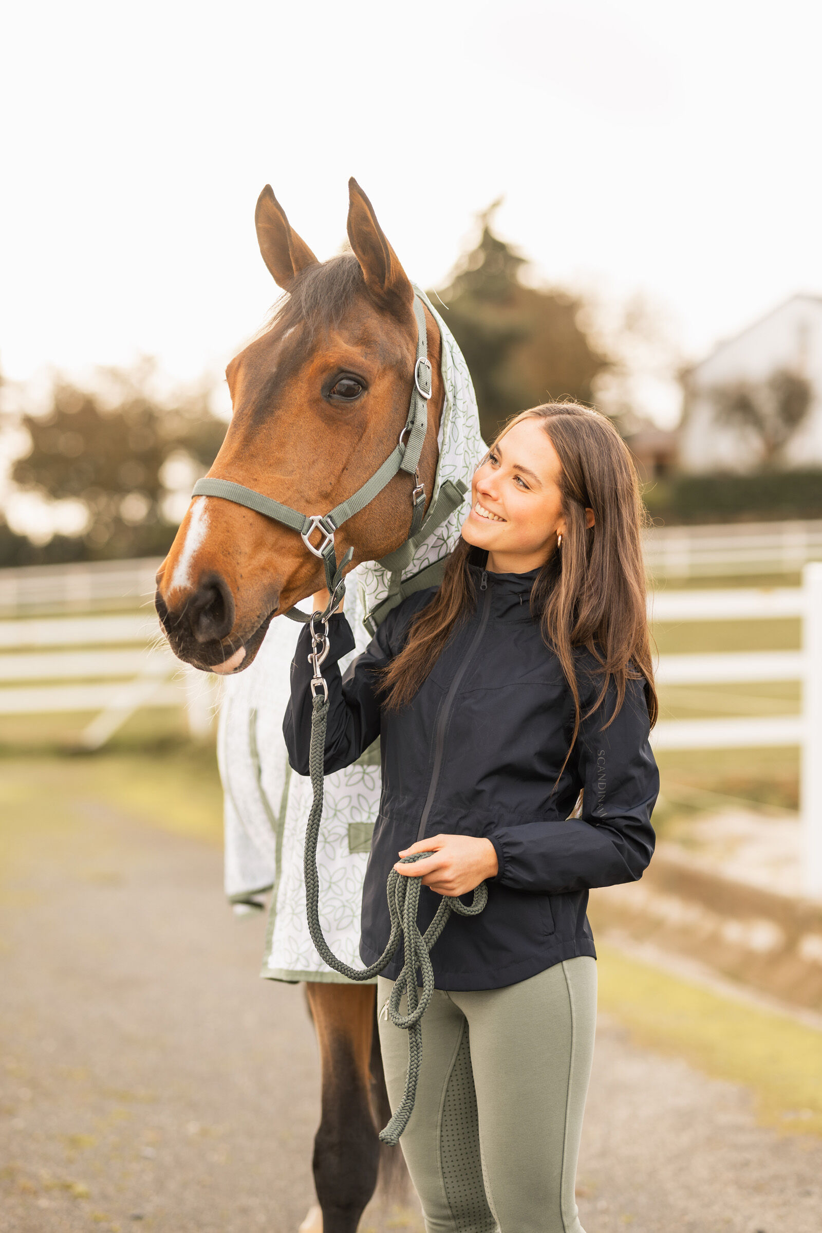 Lightweight waterproof shop riding jacket