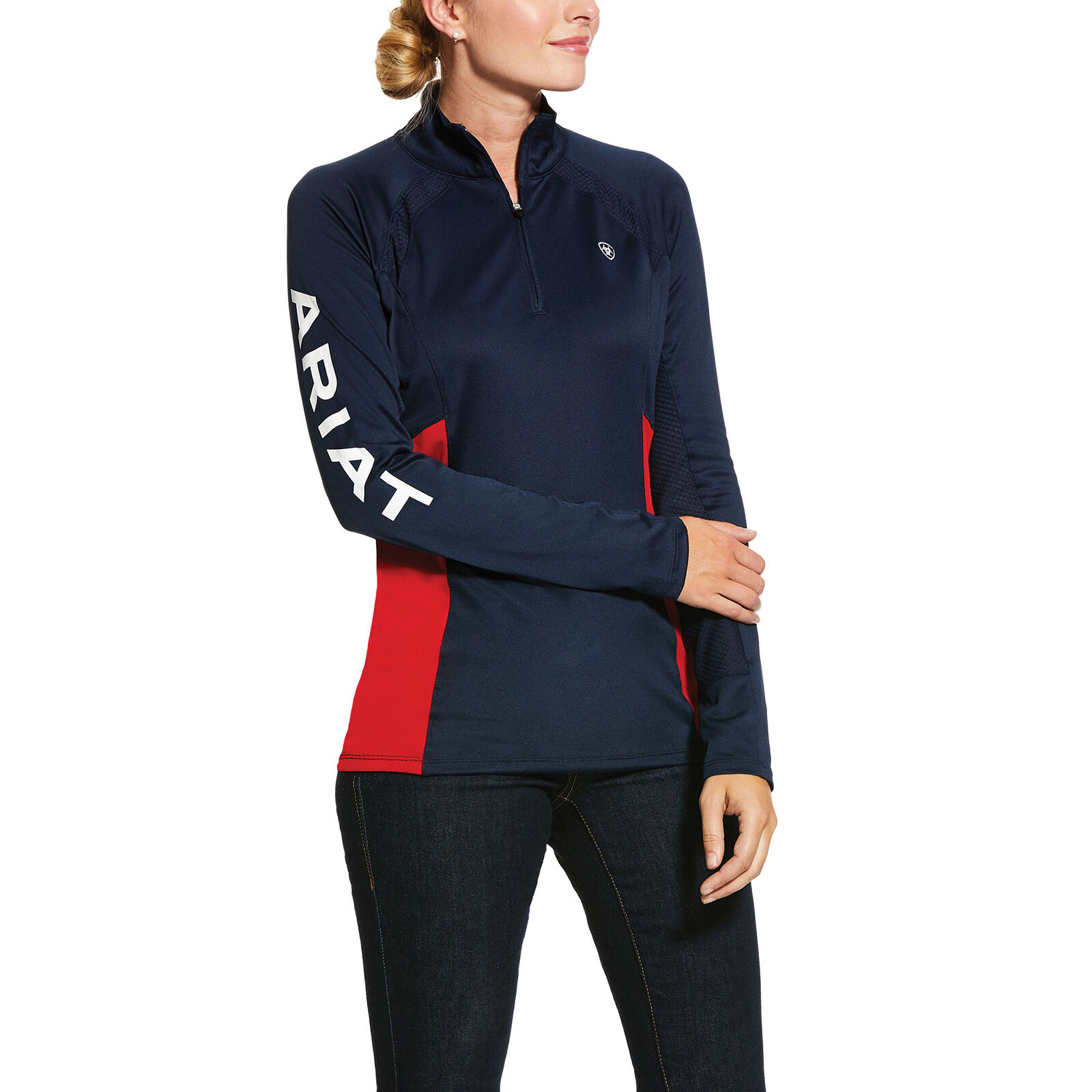 Buy Ariat Women s Sunstopper 2.0 1 4 Zip Baselayer Shirt horze