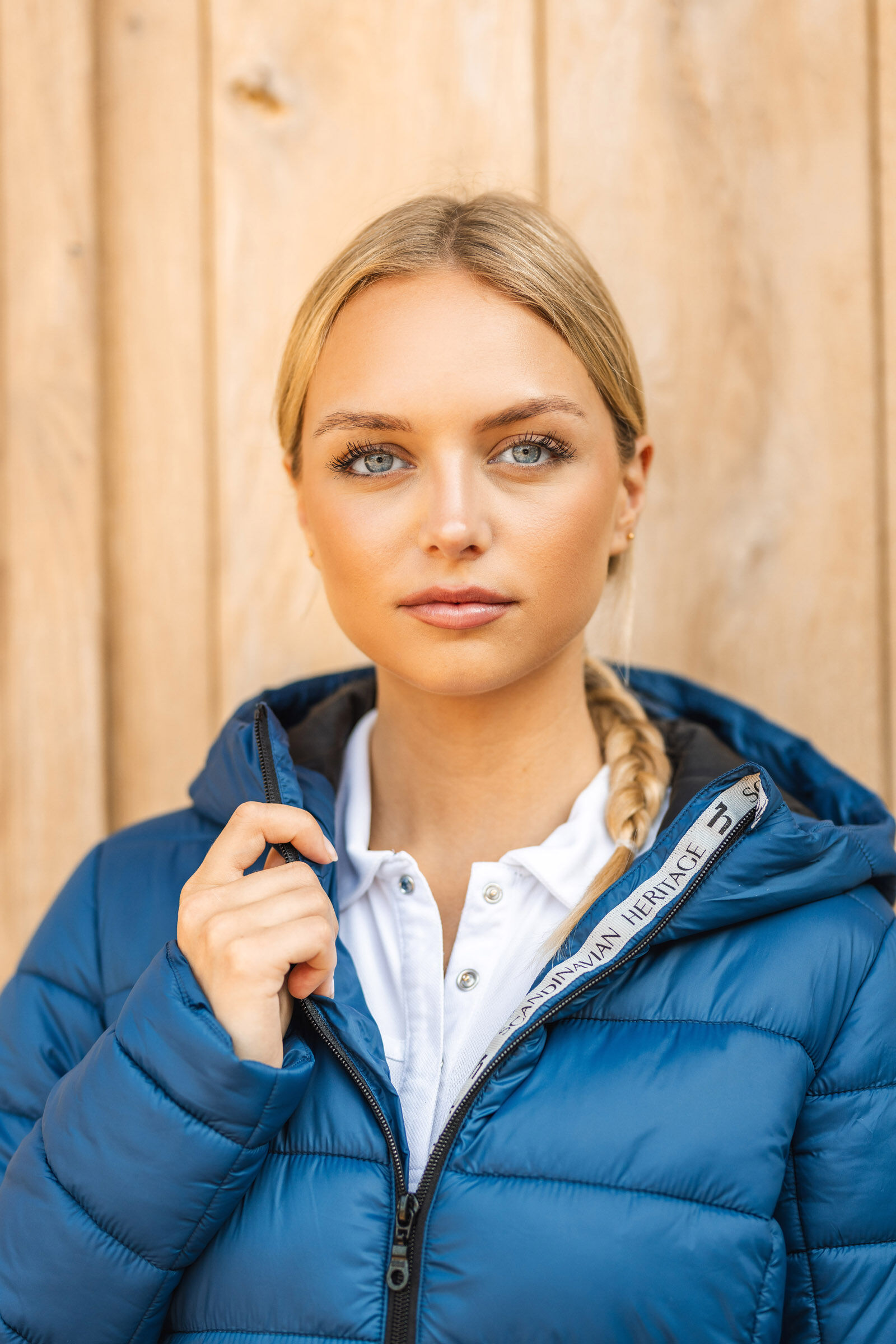 Women's light padded hooded jacket best sale