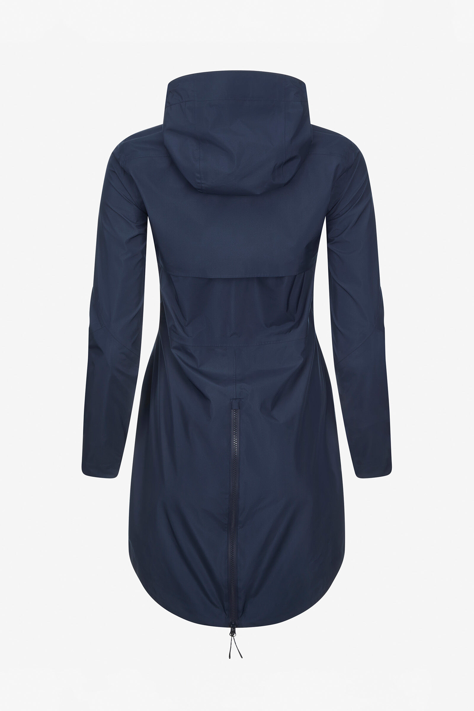 Women's garbo long length waterproof shop jacket navy