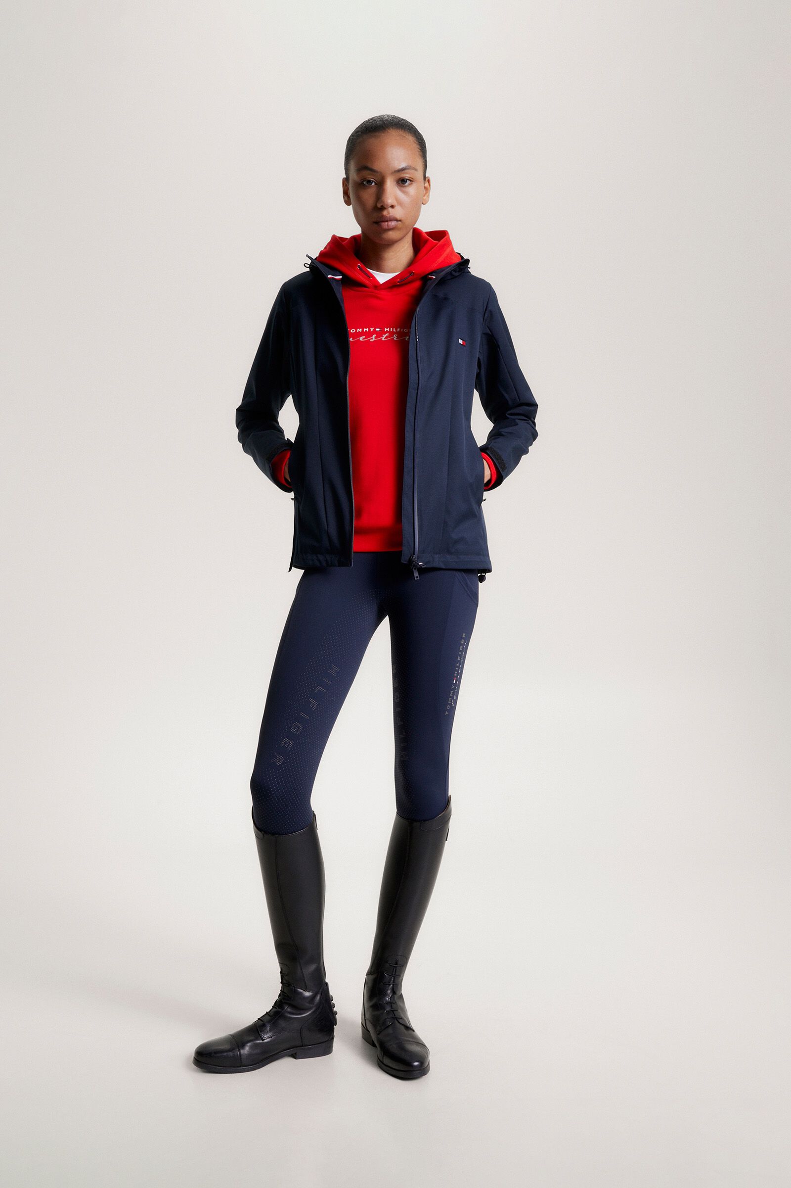 Buy Tommy Hilfiger Equestrian Barcelona Fitted Rain Jacket | horze.com