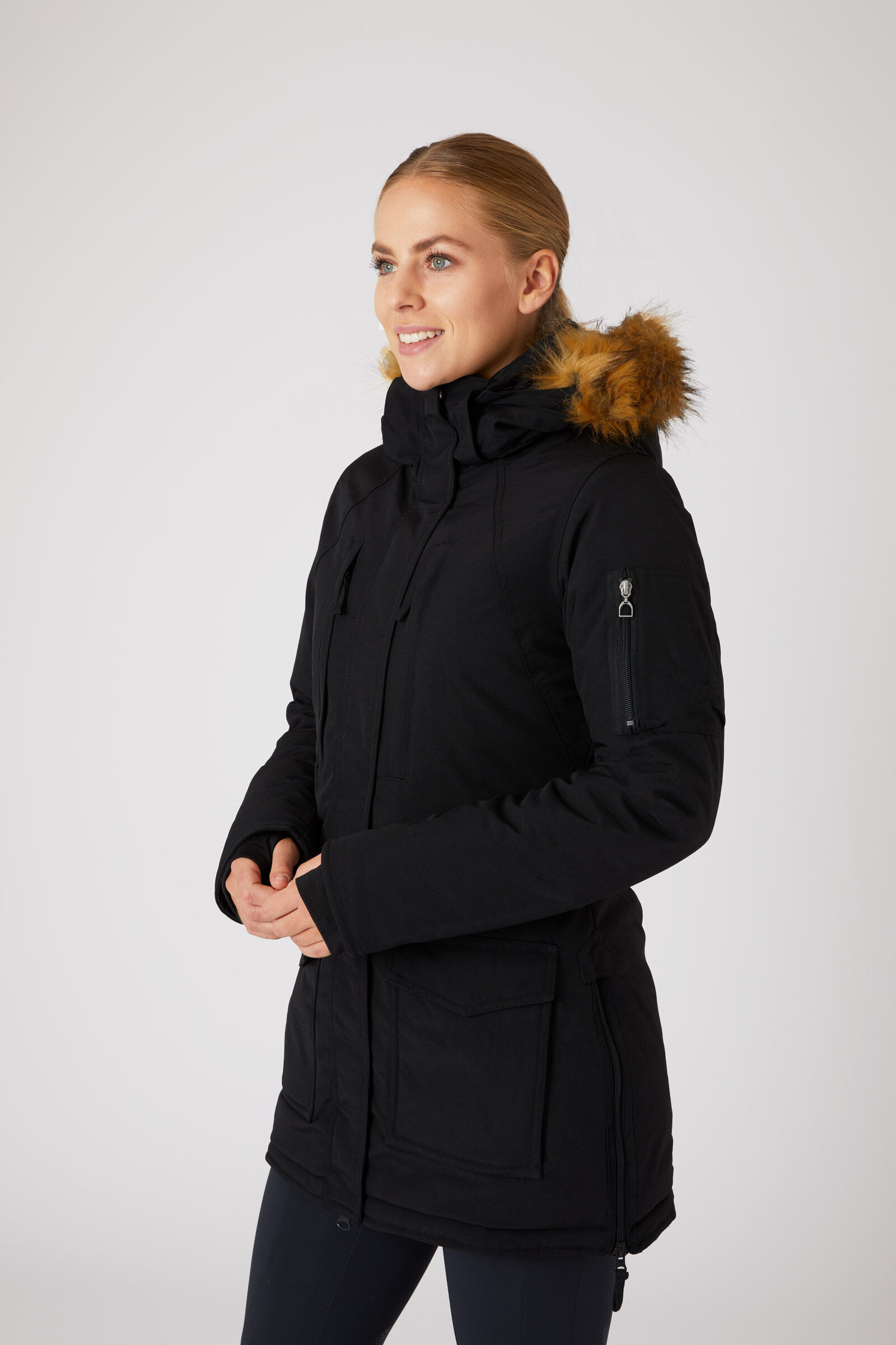Buy Horze Brooke Women s Long Parka Riding Jacket horze