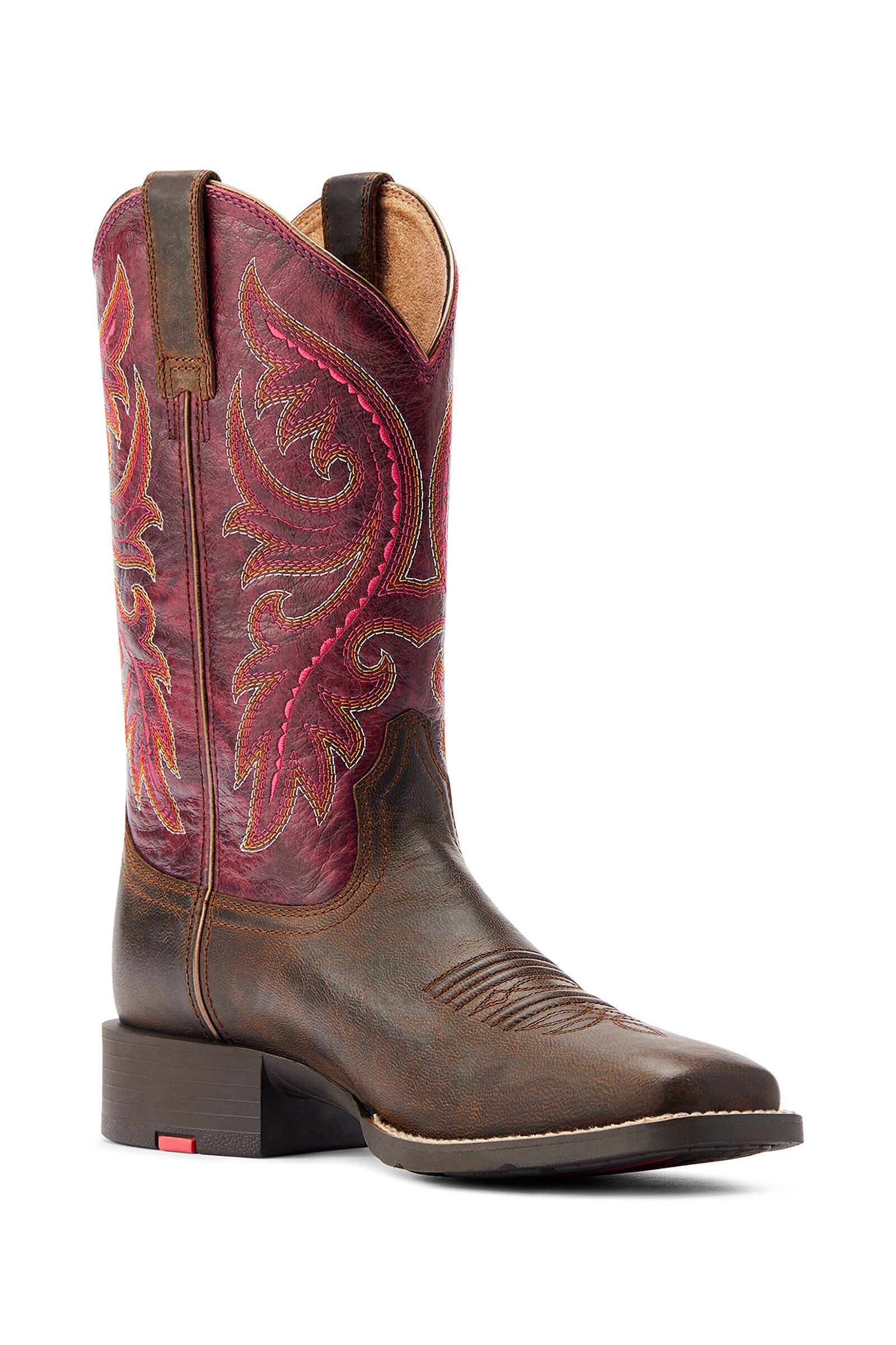 Red bottom cheap ariat boots