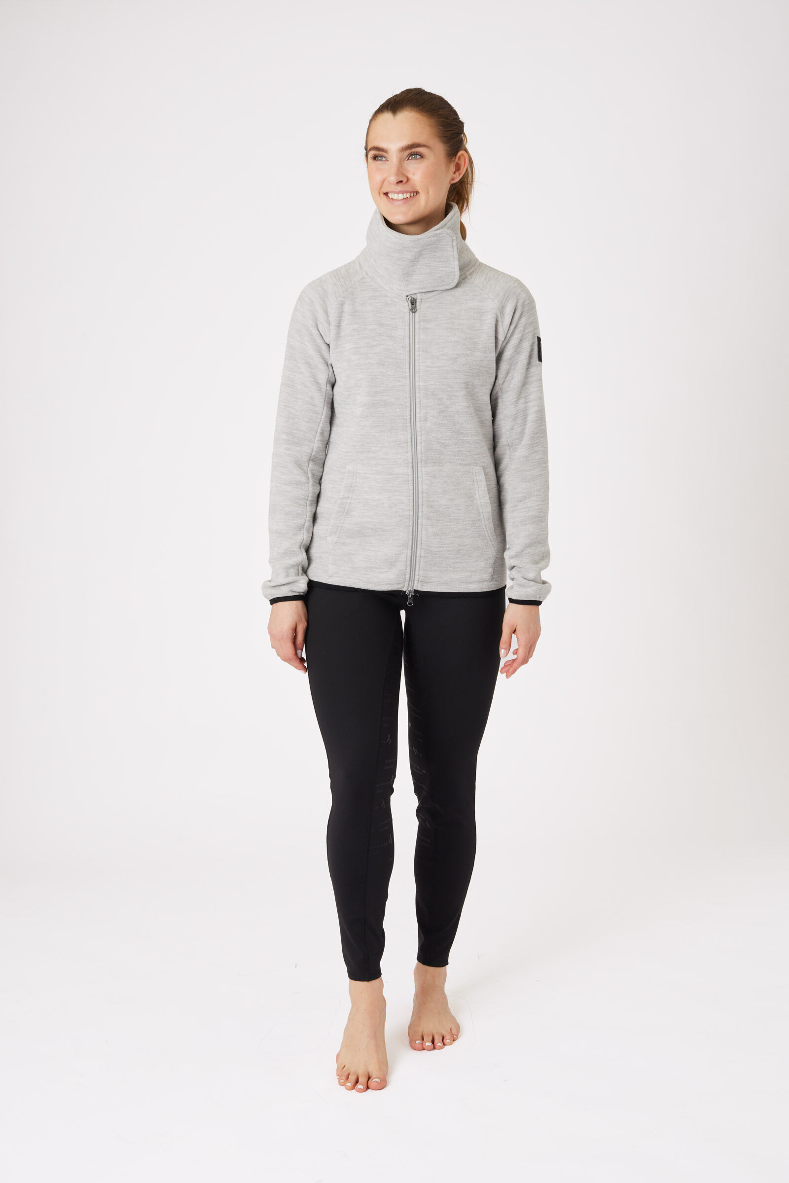 Bench funnel neck fleece grey online