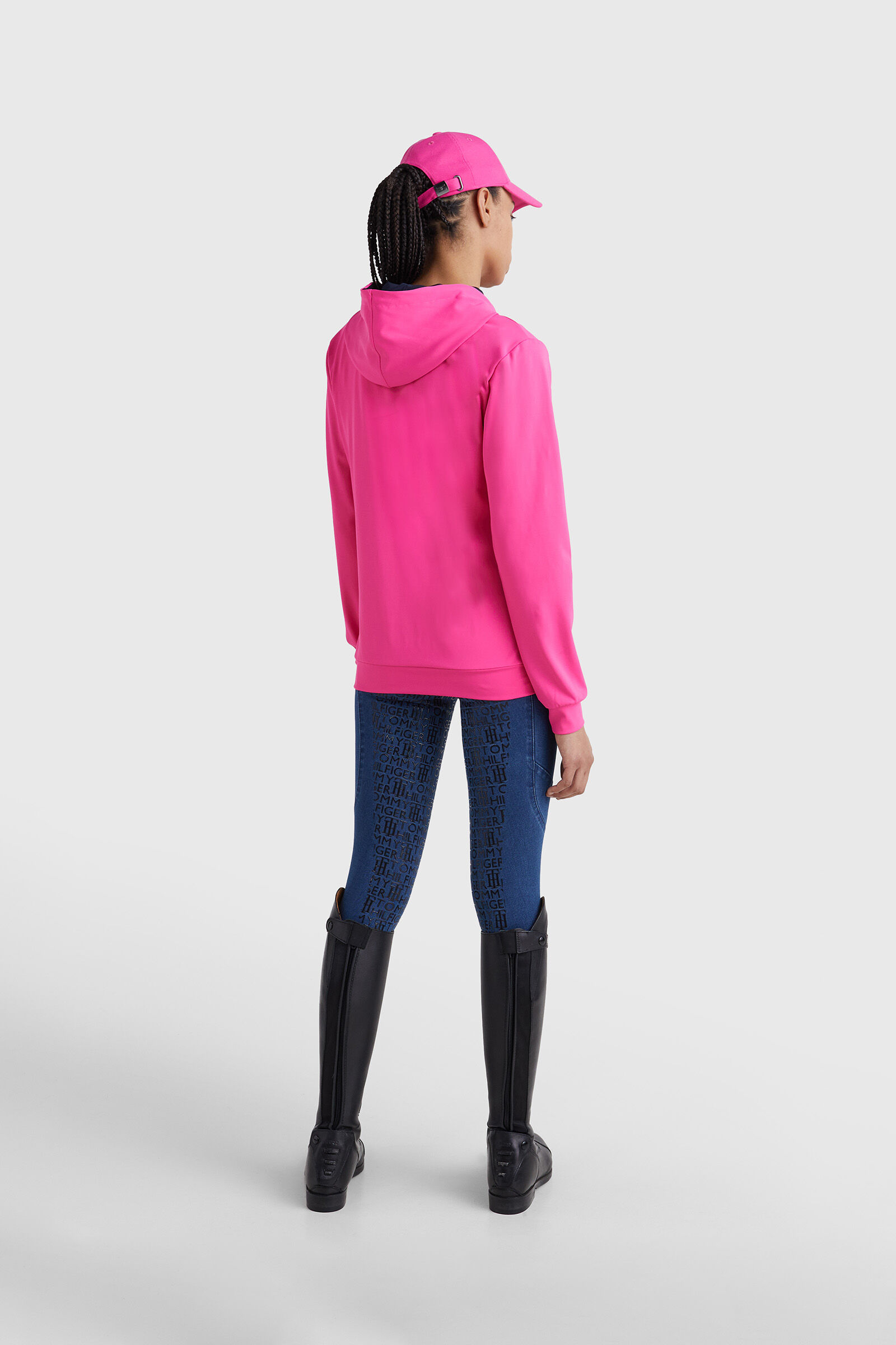 Tommy hilfiger hot sale pink hoodie women's