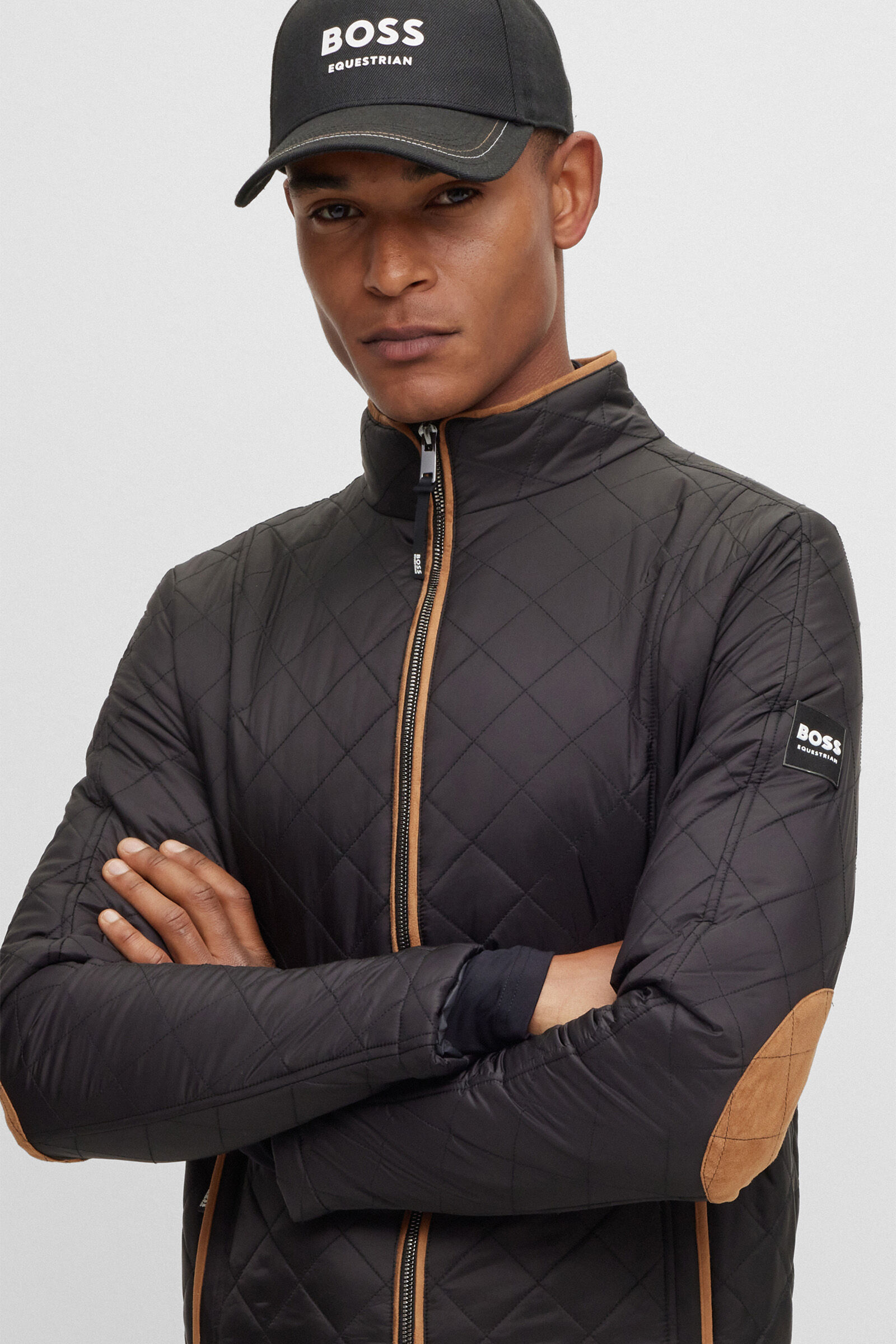 Boss quilted hot sale jacket
