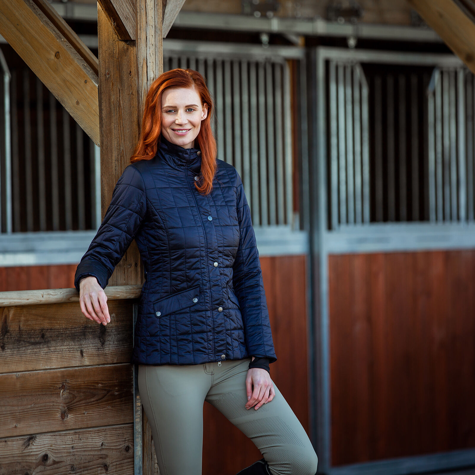 B Vertigo Julianne Women s Quilted Riding Jacket