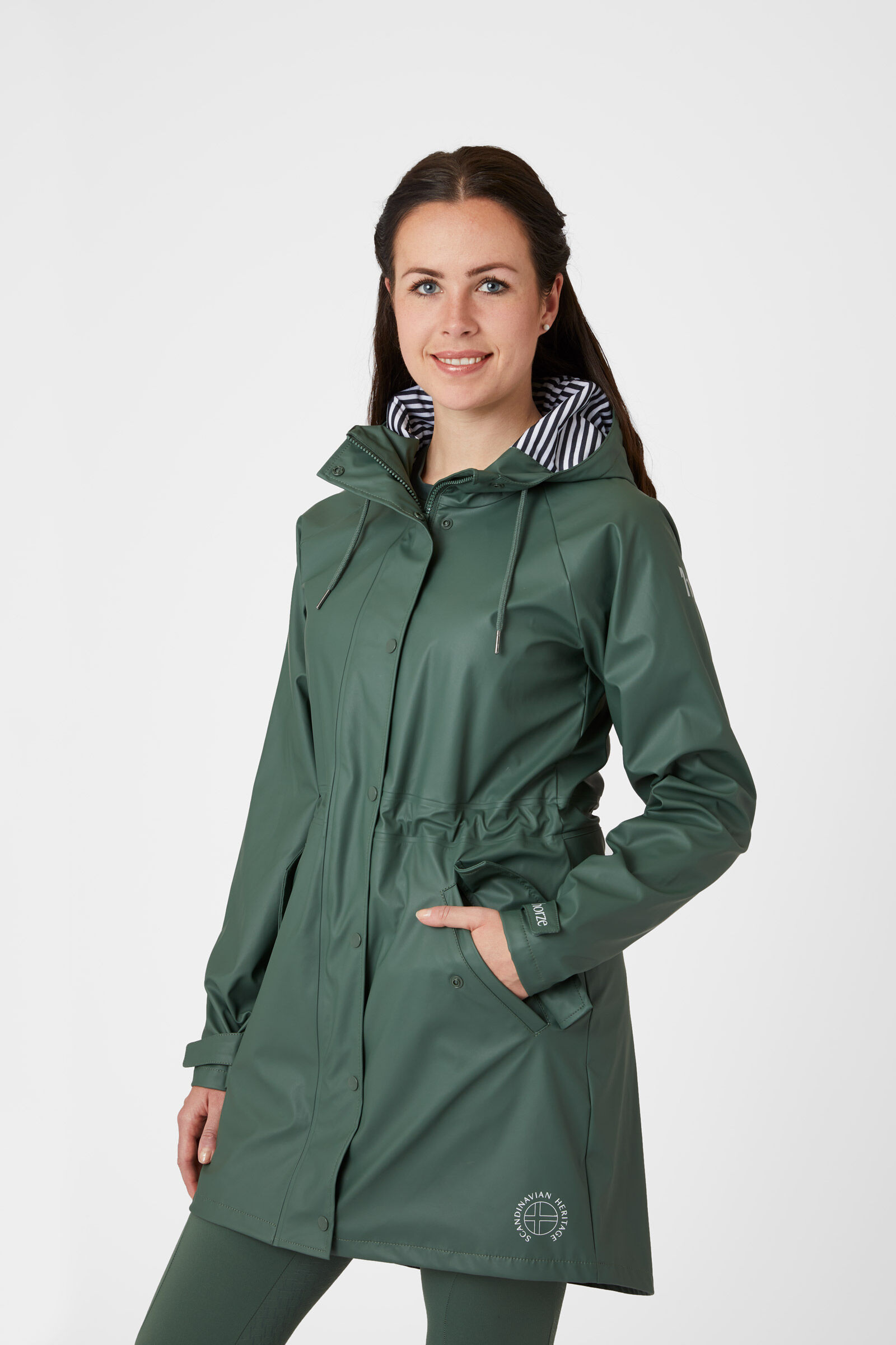 Horze Dania Women s PU Rain Coat with Jersey Lining