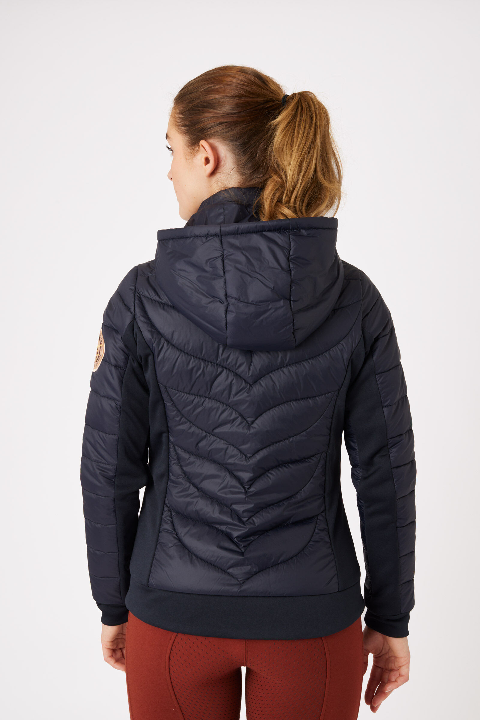 Womens padded hooded jacket deals