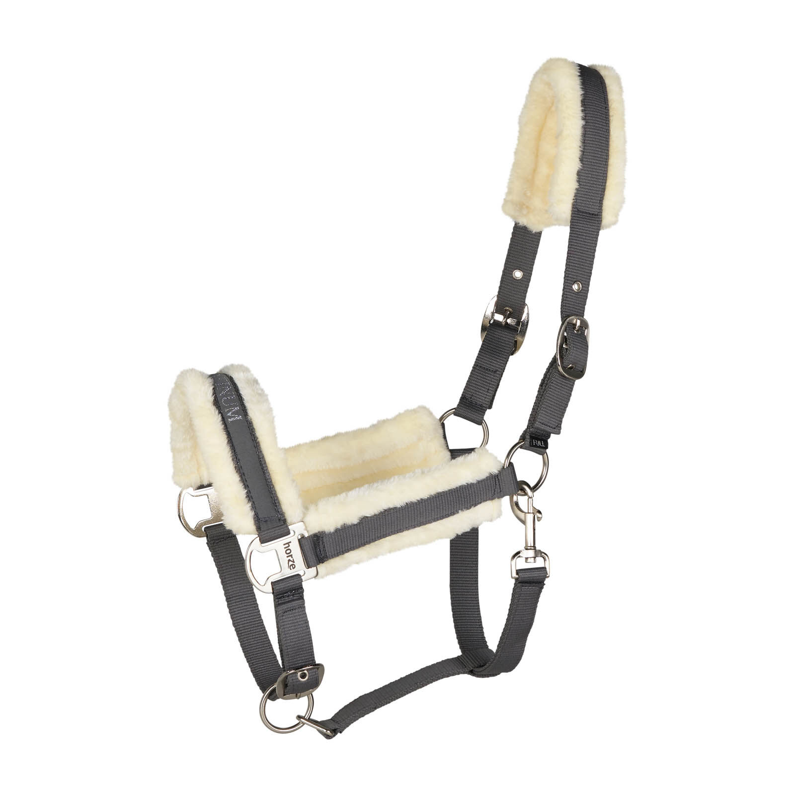 送料無料HORZE Stanford Soft Fleece Padded Adjustable Horse Halter with Brushed  Nick好評販売中