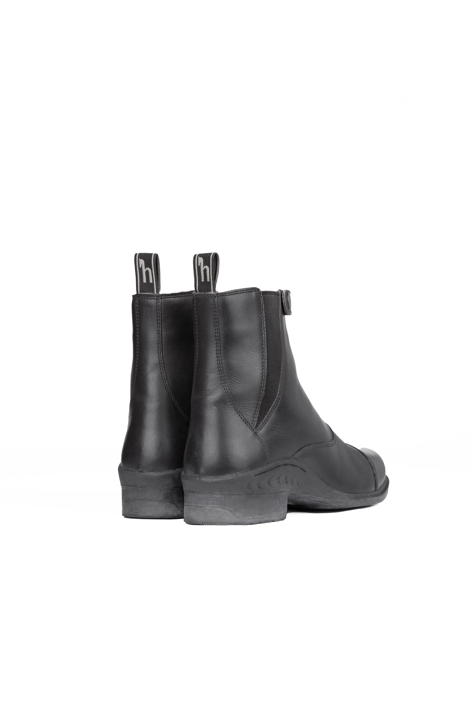 Horze Rose Leather Jodphur Boots with Front Zipper