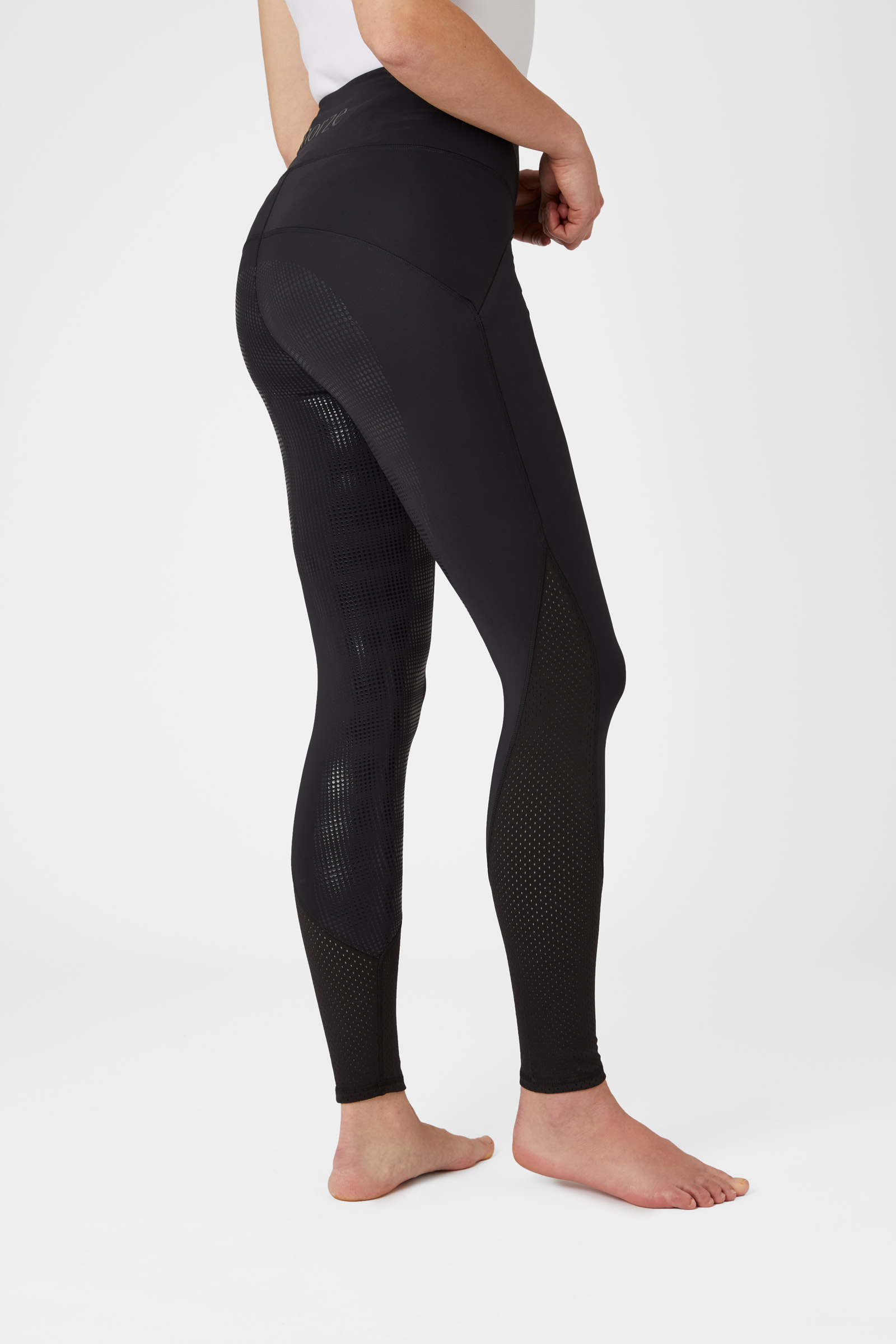 Buy Horze Women's High Waist Silicone Full Seat Riding Tights with