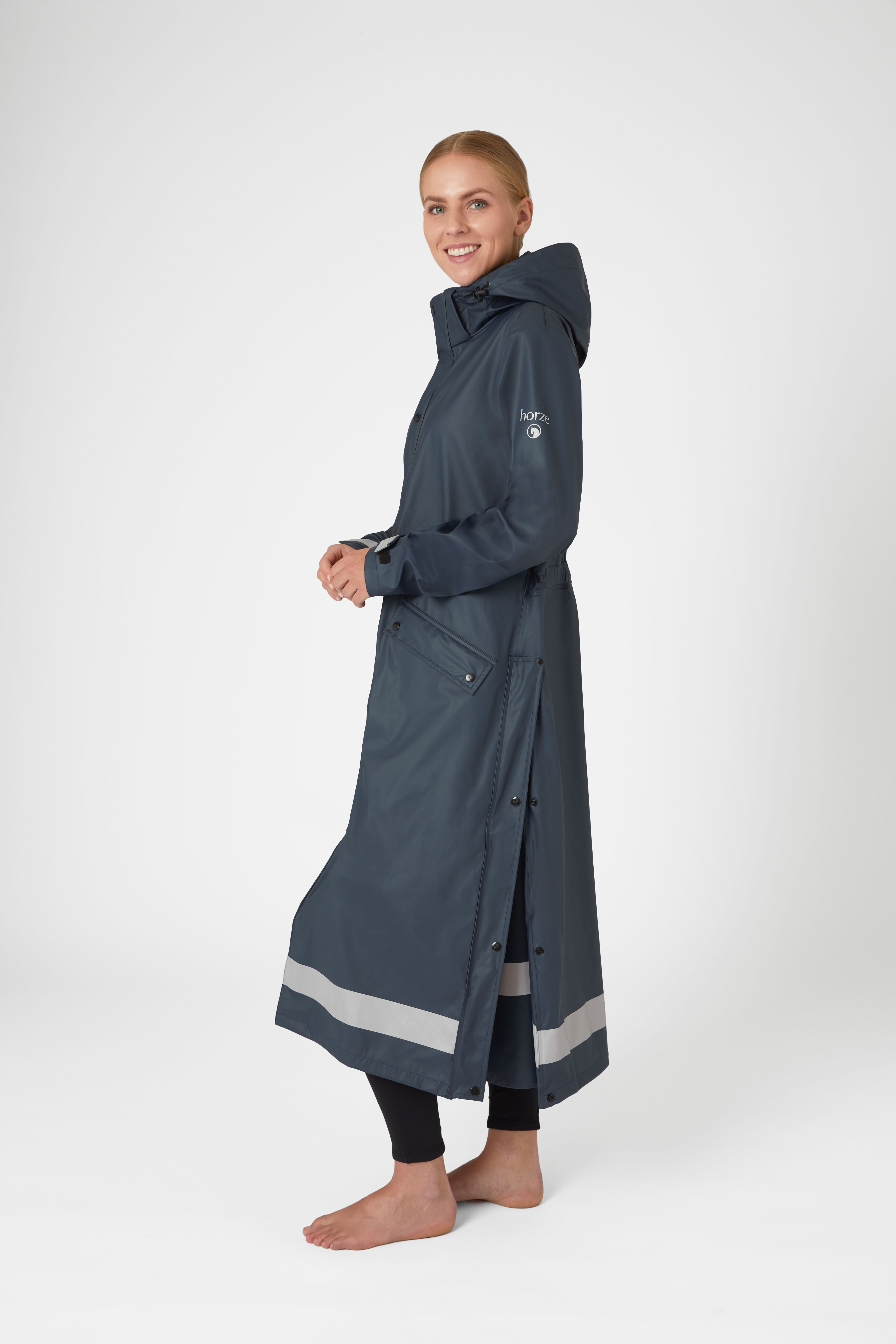 Buy Horze Hazel Women s Long Raincoat with Slits horze