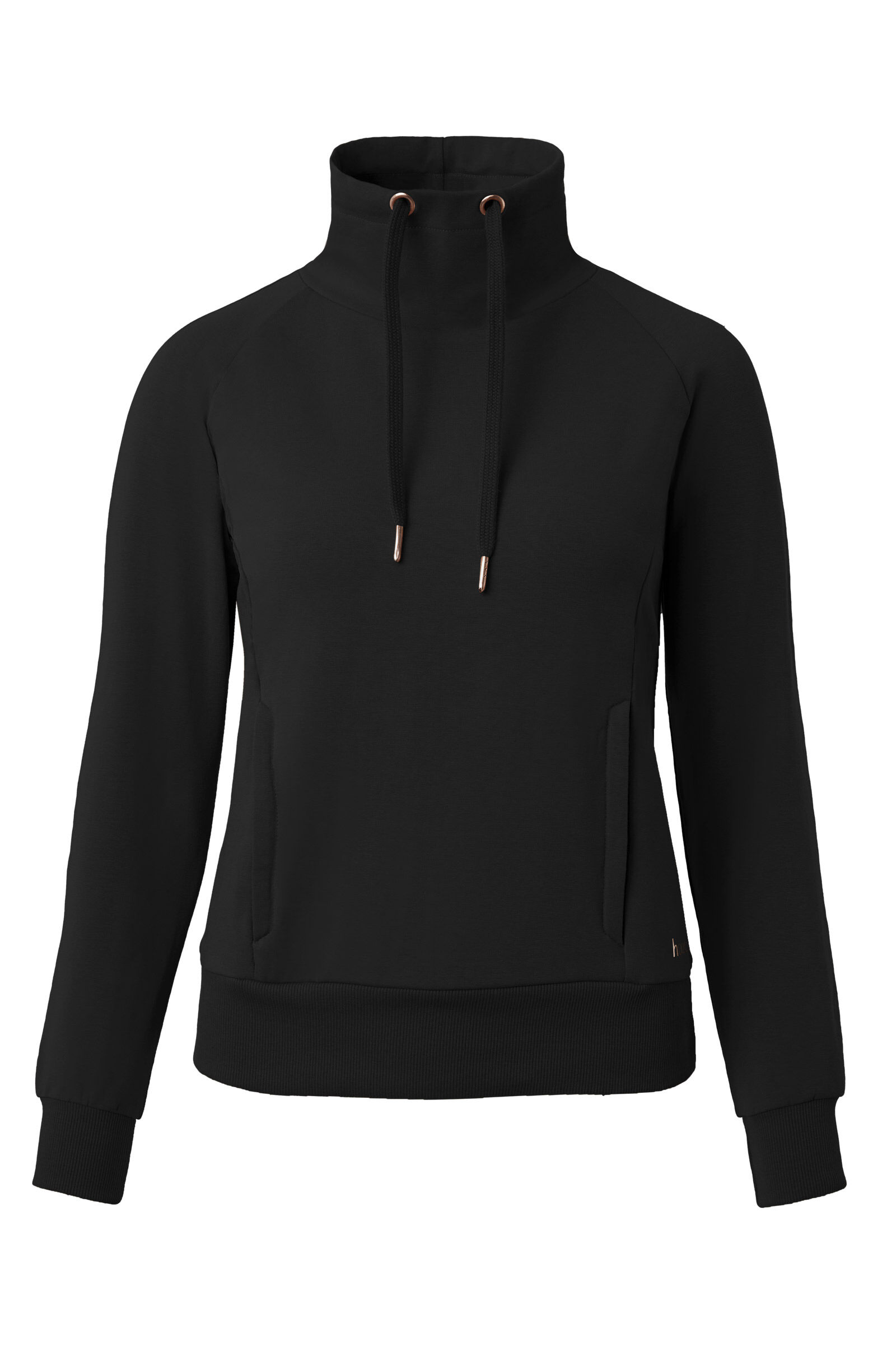 Black cotton sweatshirt womens cheap