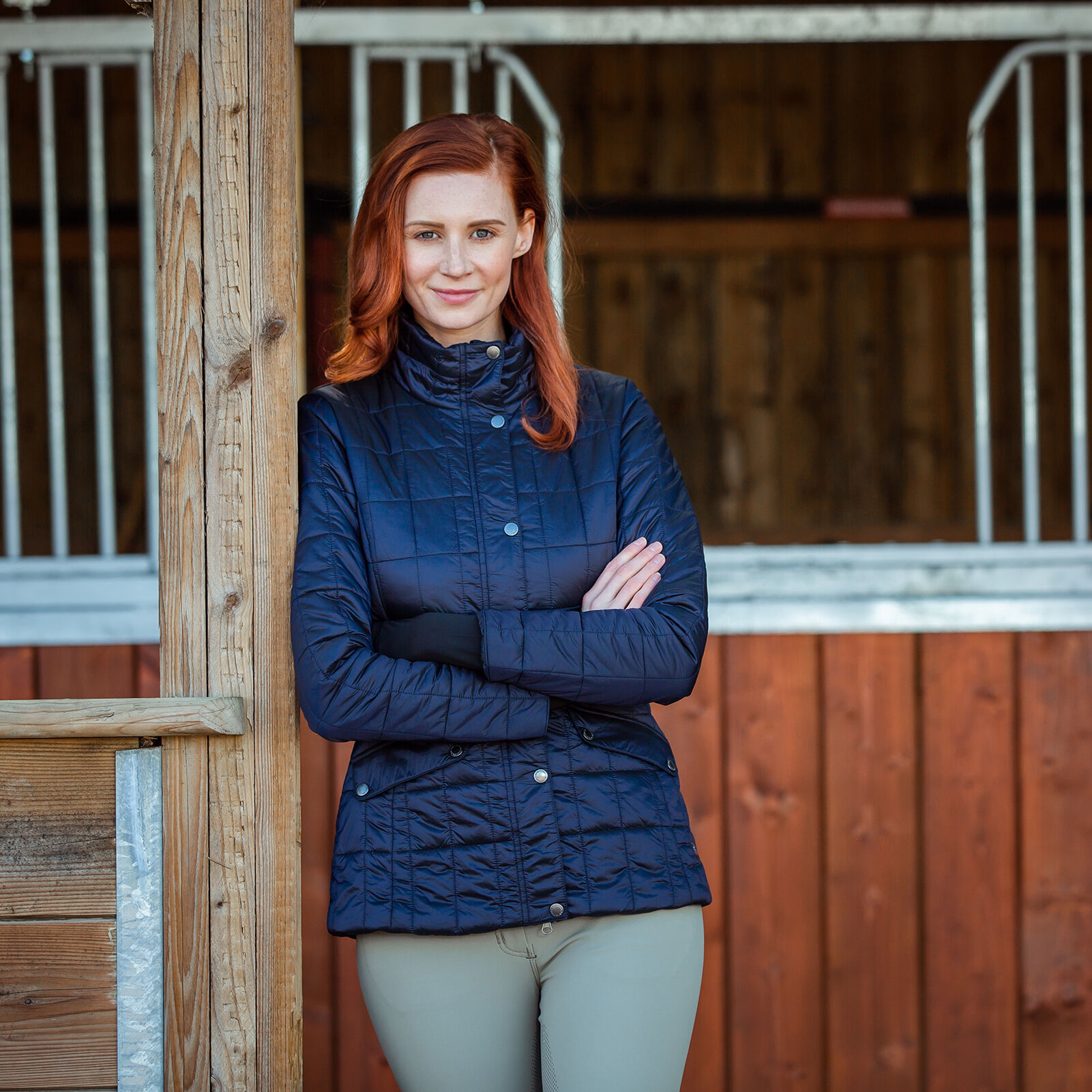 Quilted riding new arrivals jacket