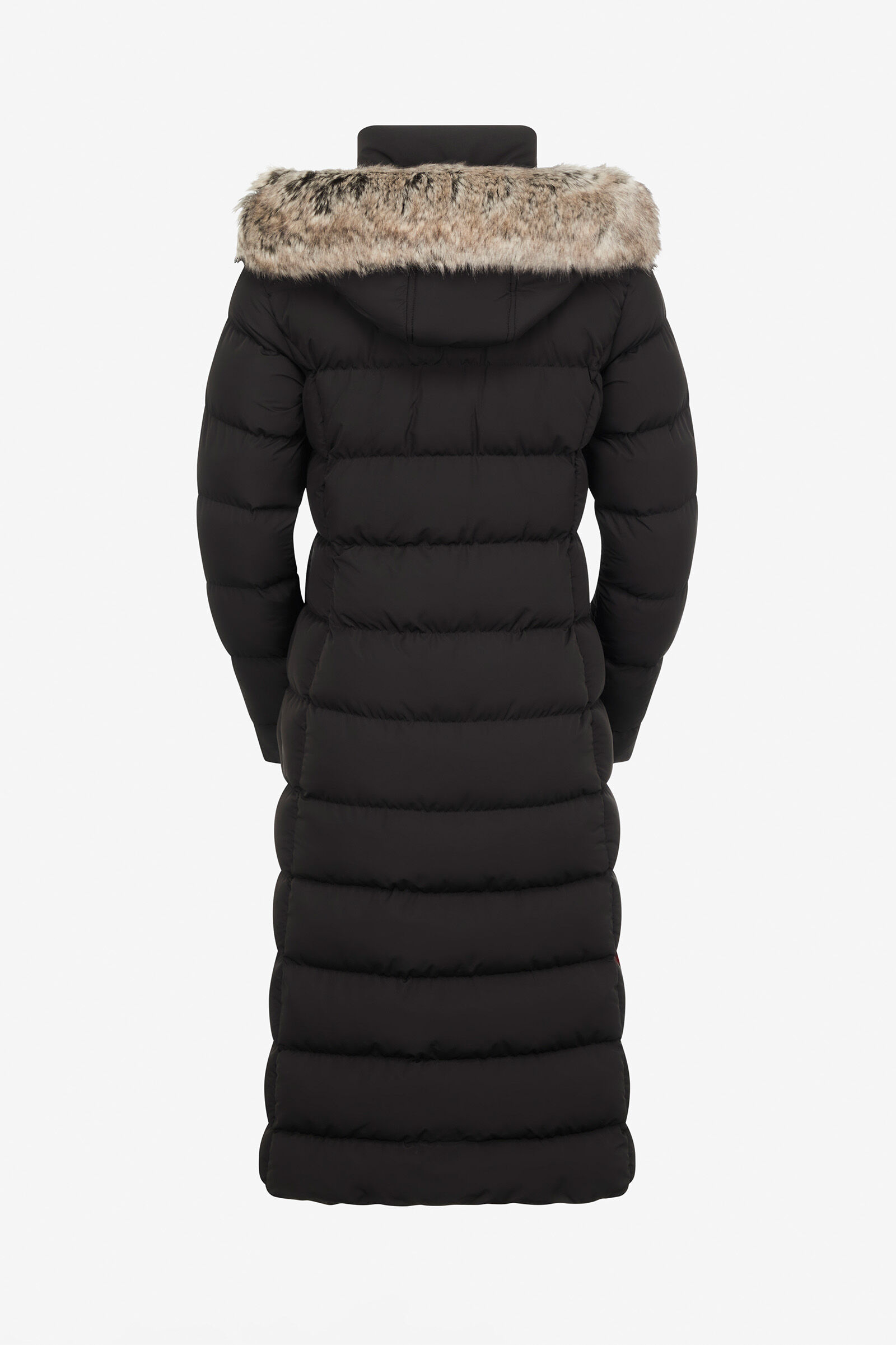 Ladies longline puffer clearance coat