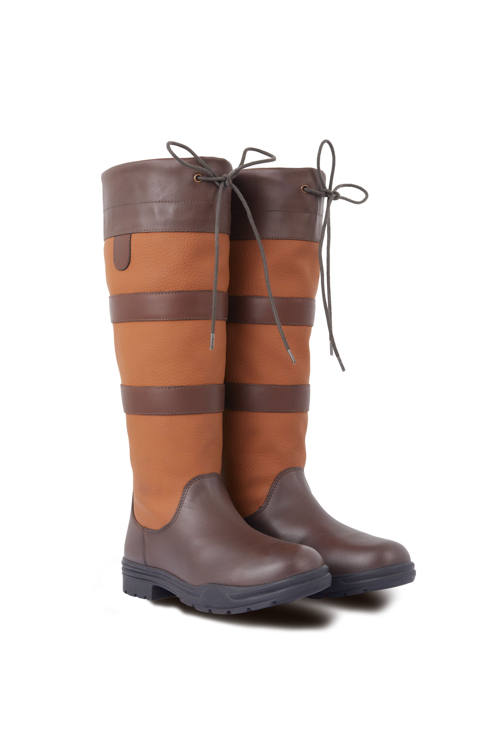 Light brown tall boots top