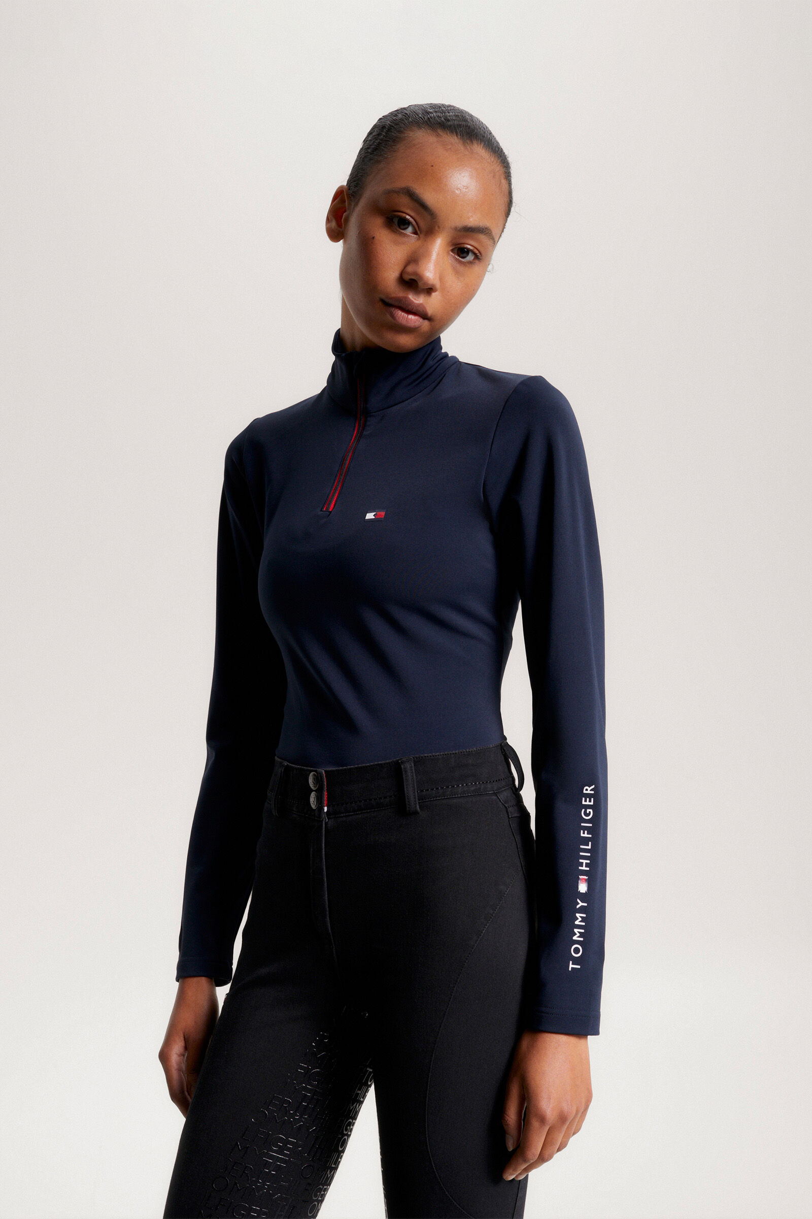 Tommy hilfiger best sale quarter zip womens