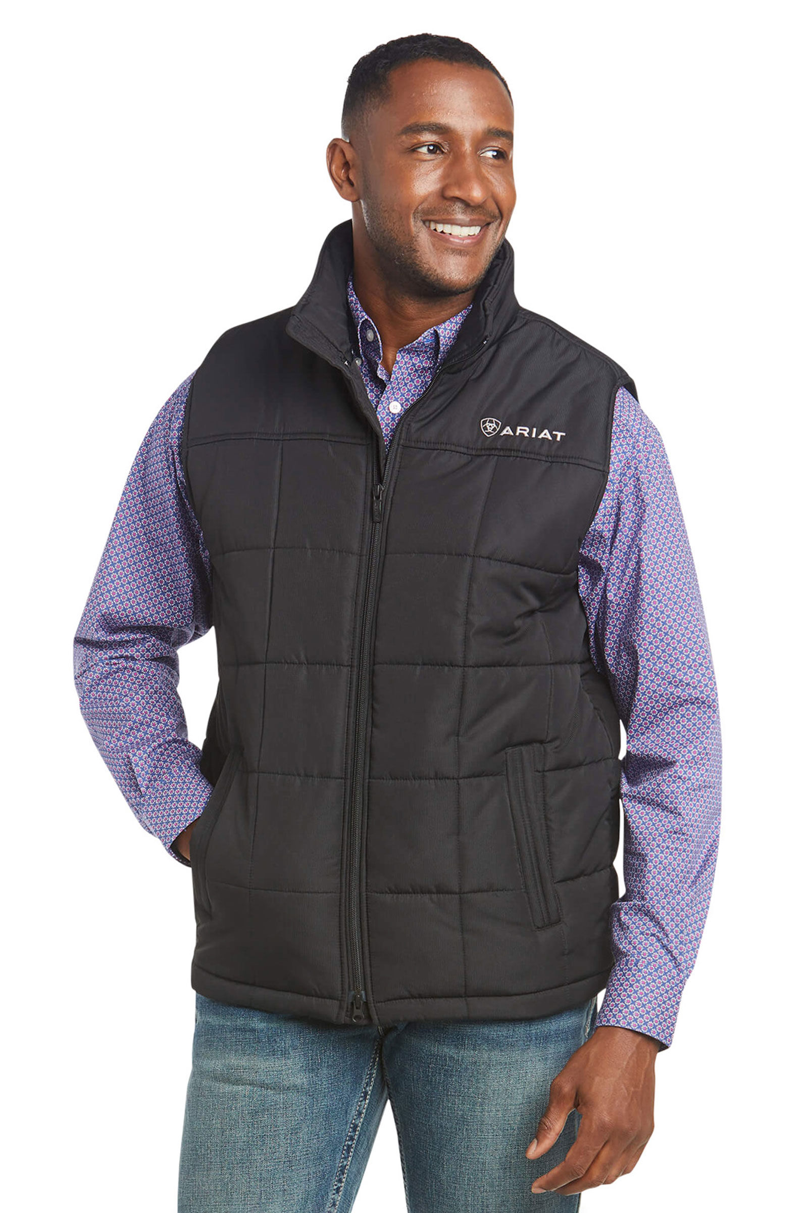 Ariat crius vest black cheap