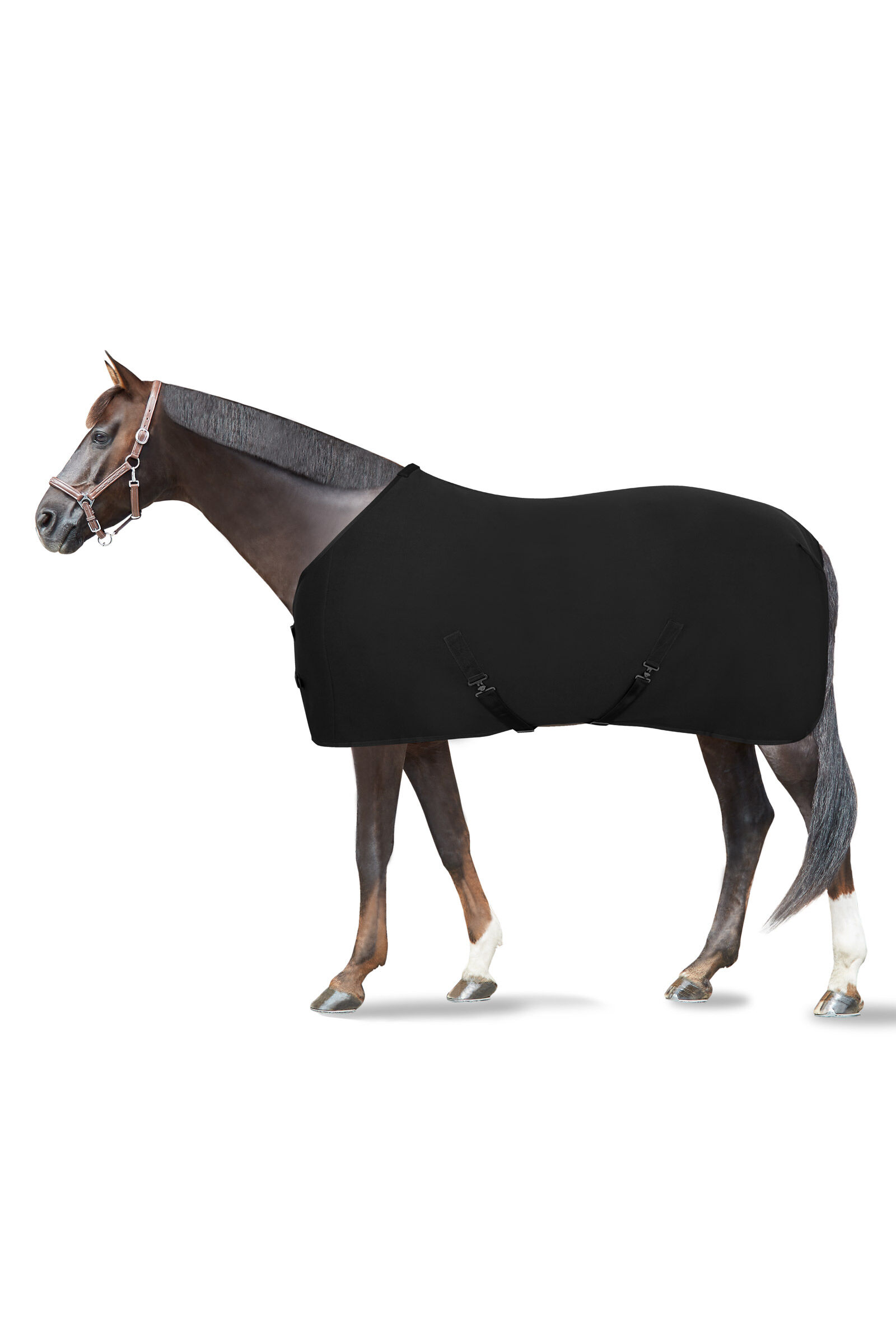 Anti Piling Fleece Rug with Fake Fur at Withers