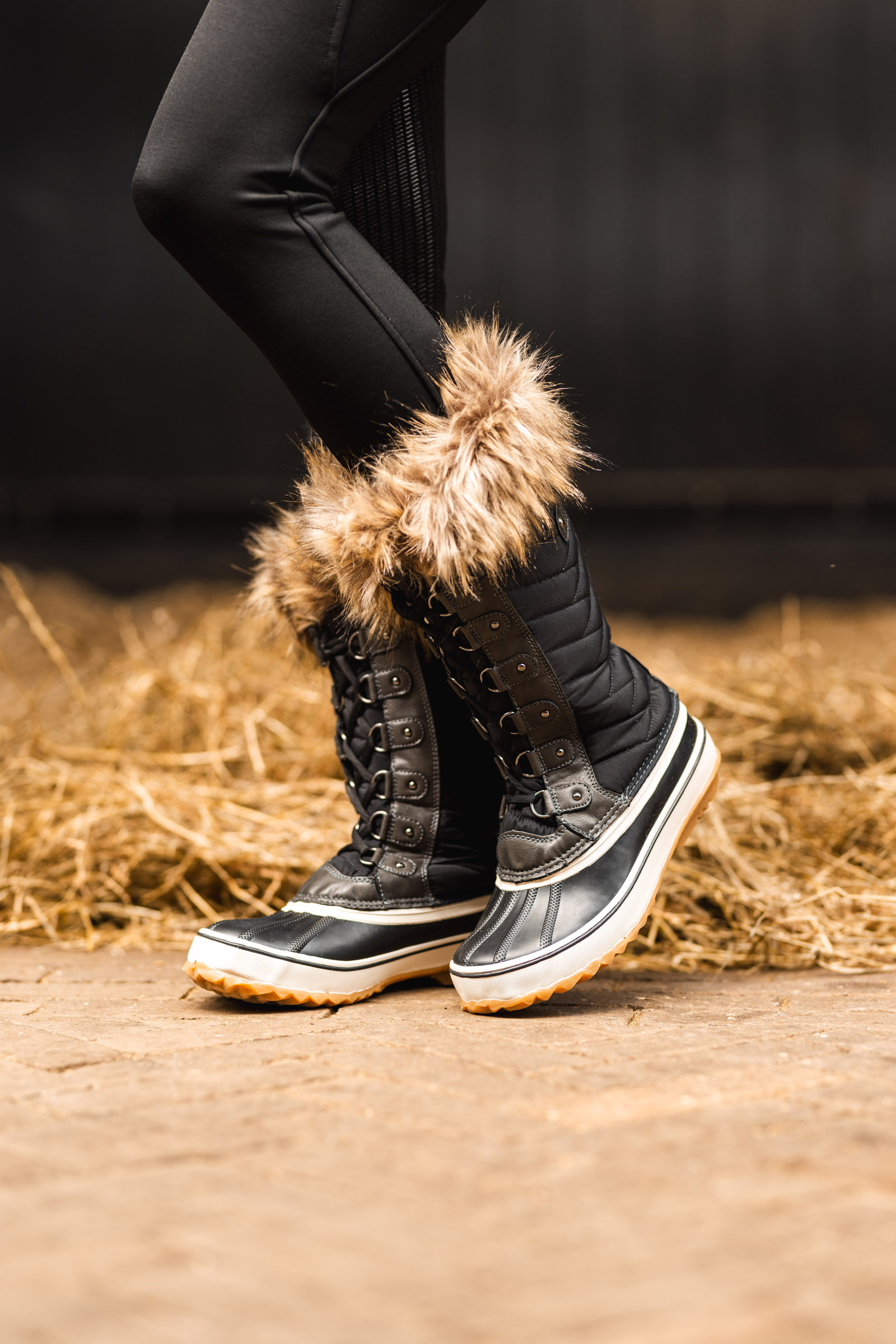 Horze Women's Fur Lined Winter Boot