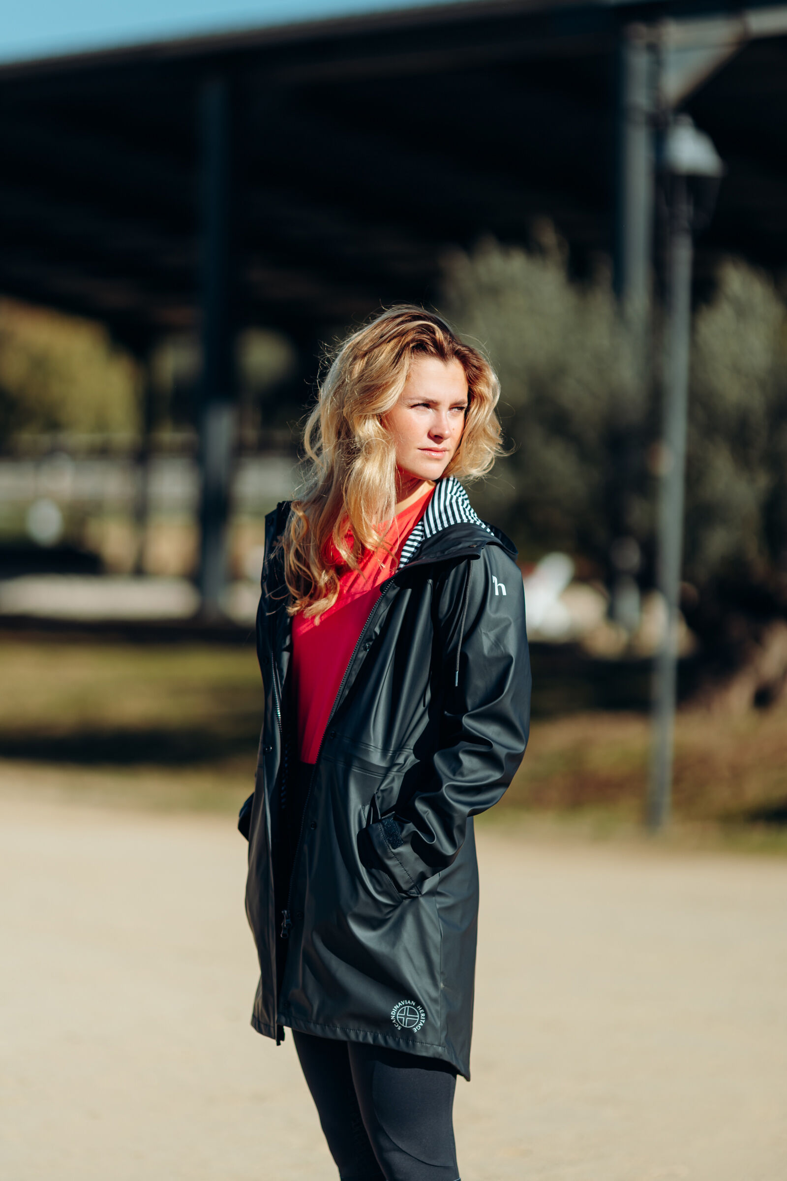 Buy Horze Dania Women s PU Rain Coat with Jersey Lining horze