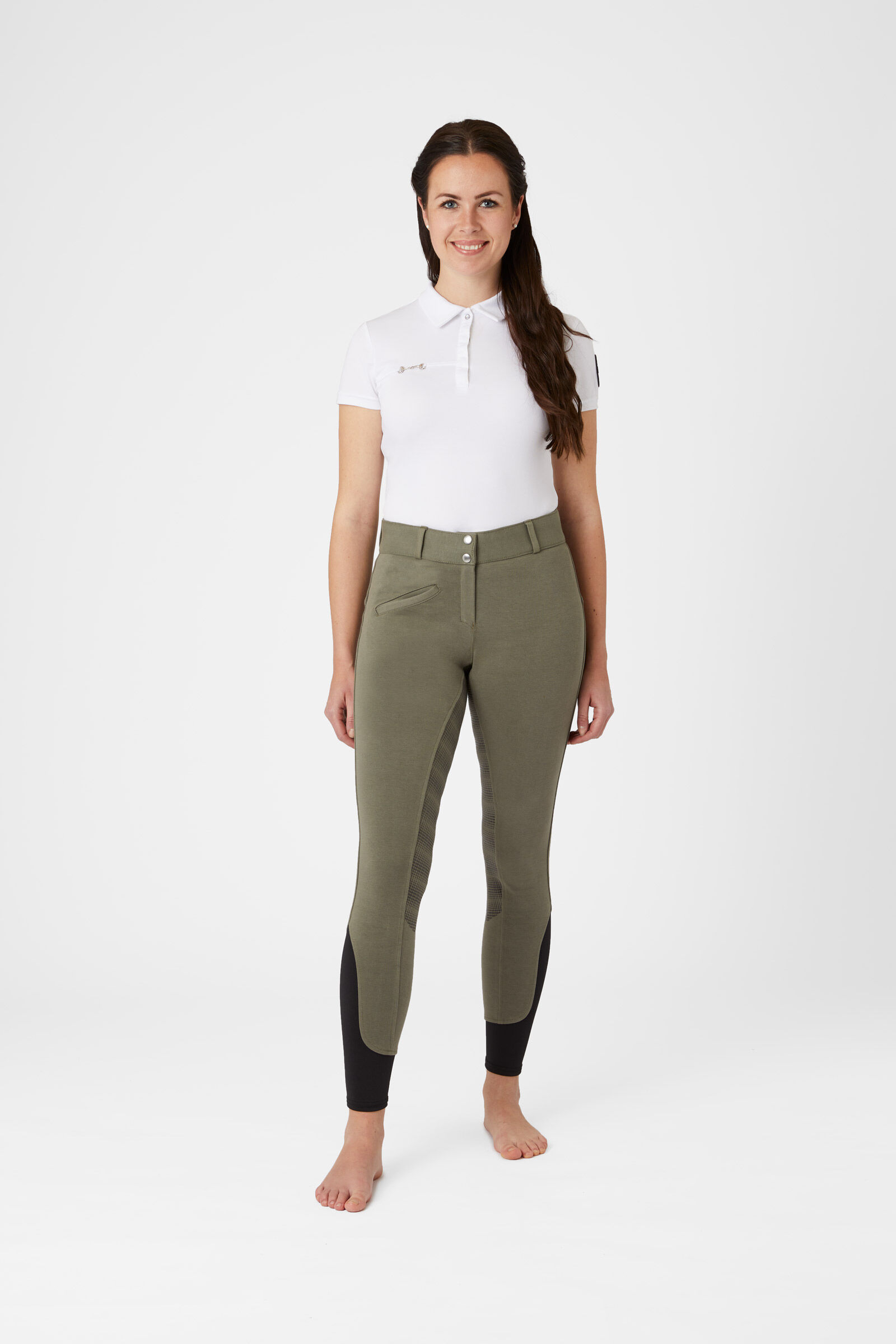Buy Horze Women's Full Seat Breeches with Belt Loop Detail