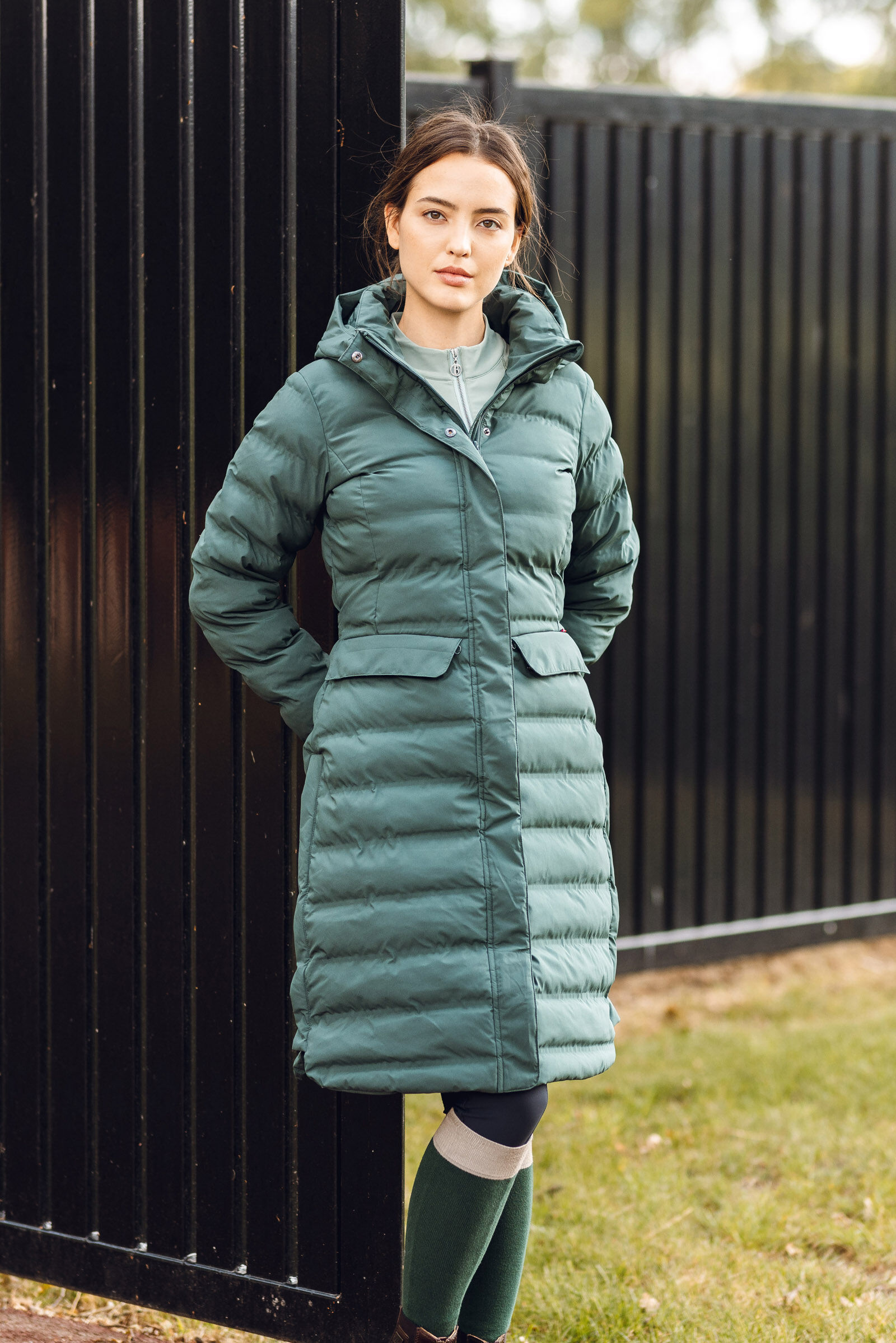Buy B Vertigo Celeste Women s Waterproof Parka Riding Jacket