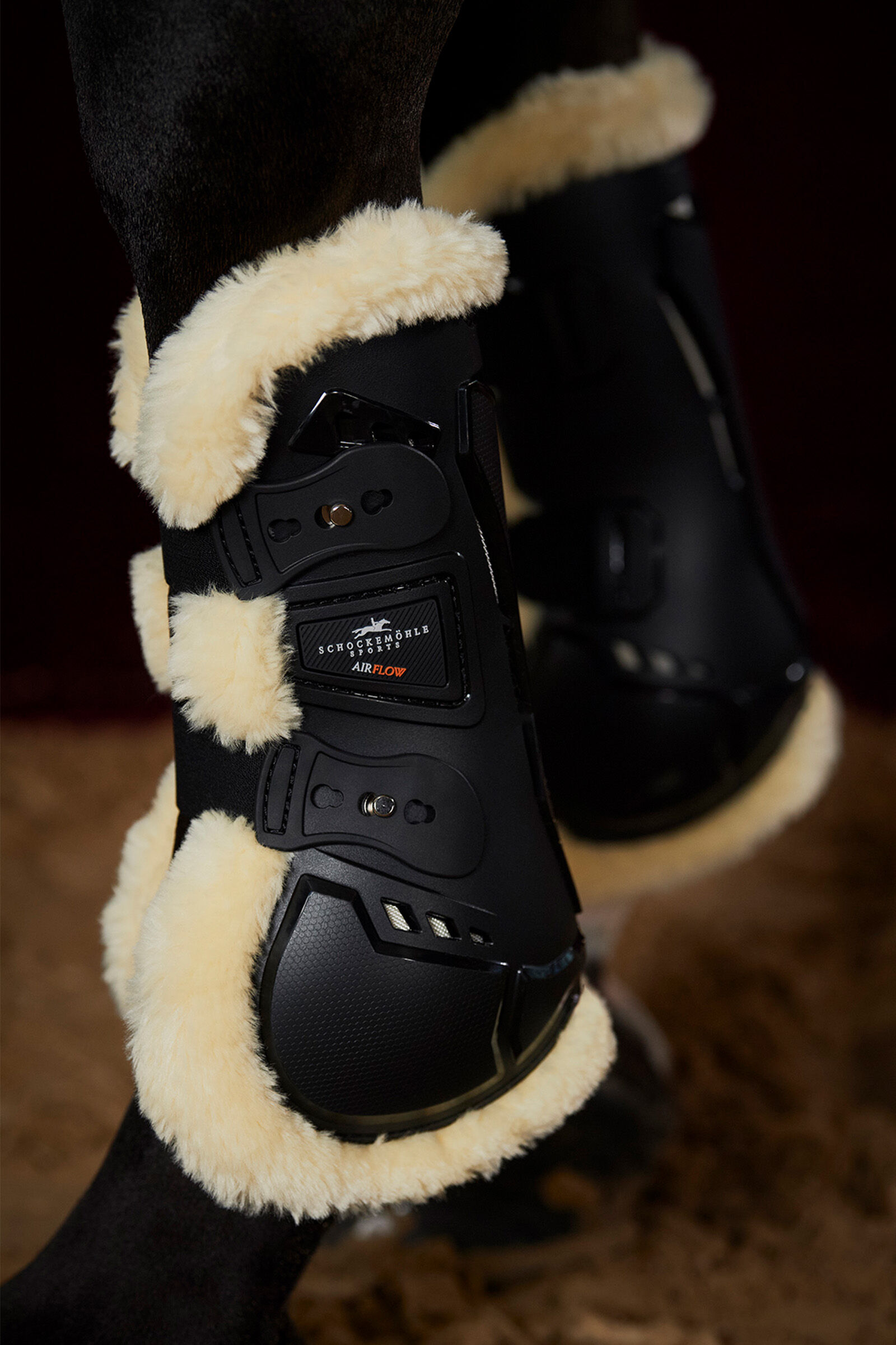 Fluffy horse boots store