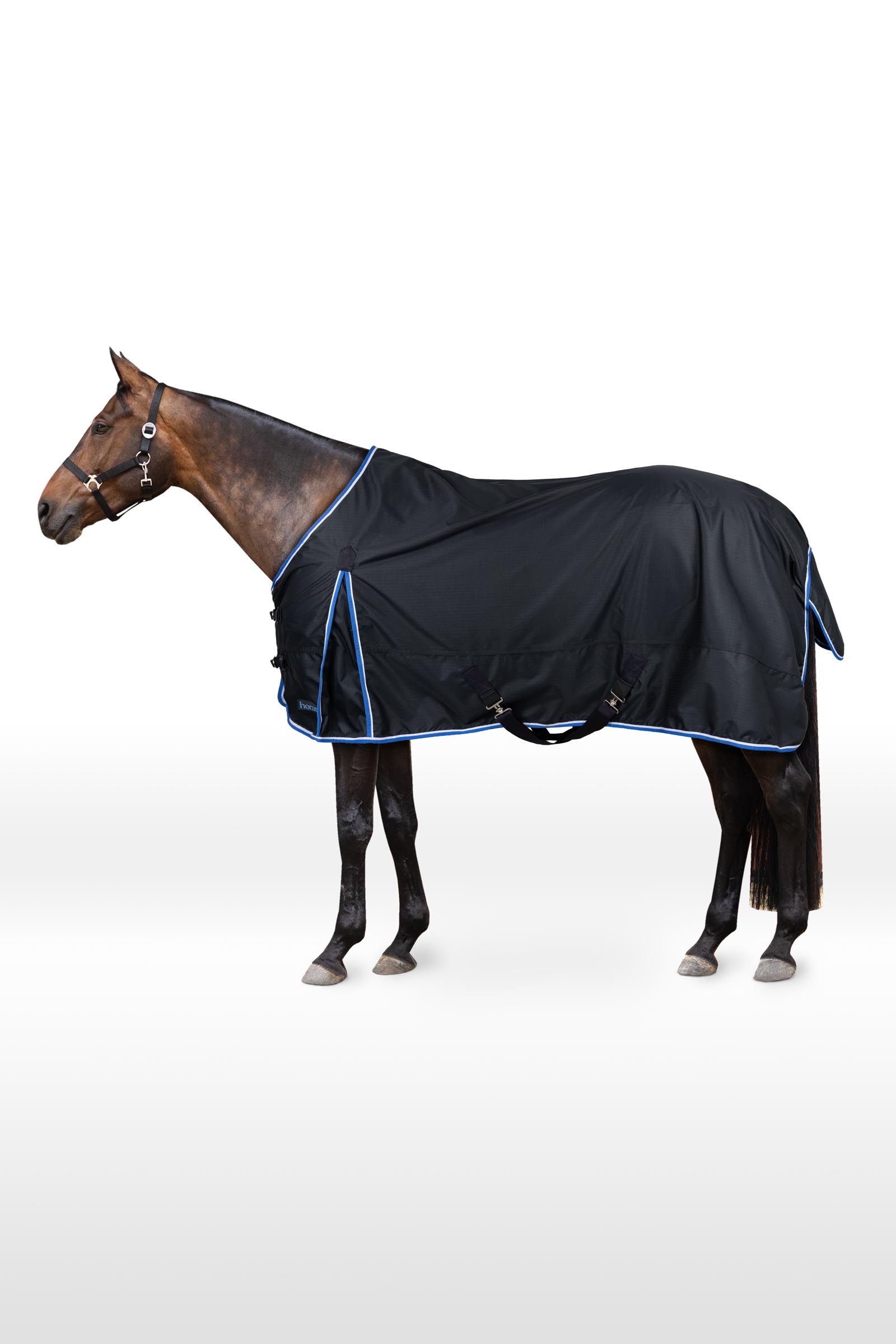 Rete Tennis Coperta Per Cavallo Turner Equestrian 100g Navy - Impermeabile, Leggera, Taglia 5'3-7'0 Coperta Turnout Ripstop 600d - Foto 13
