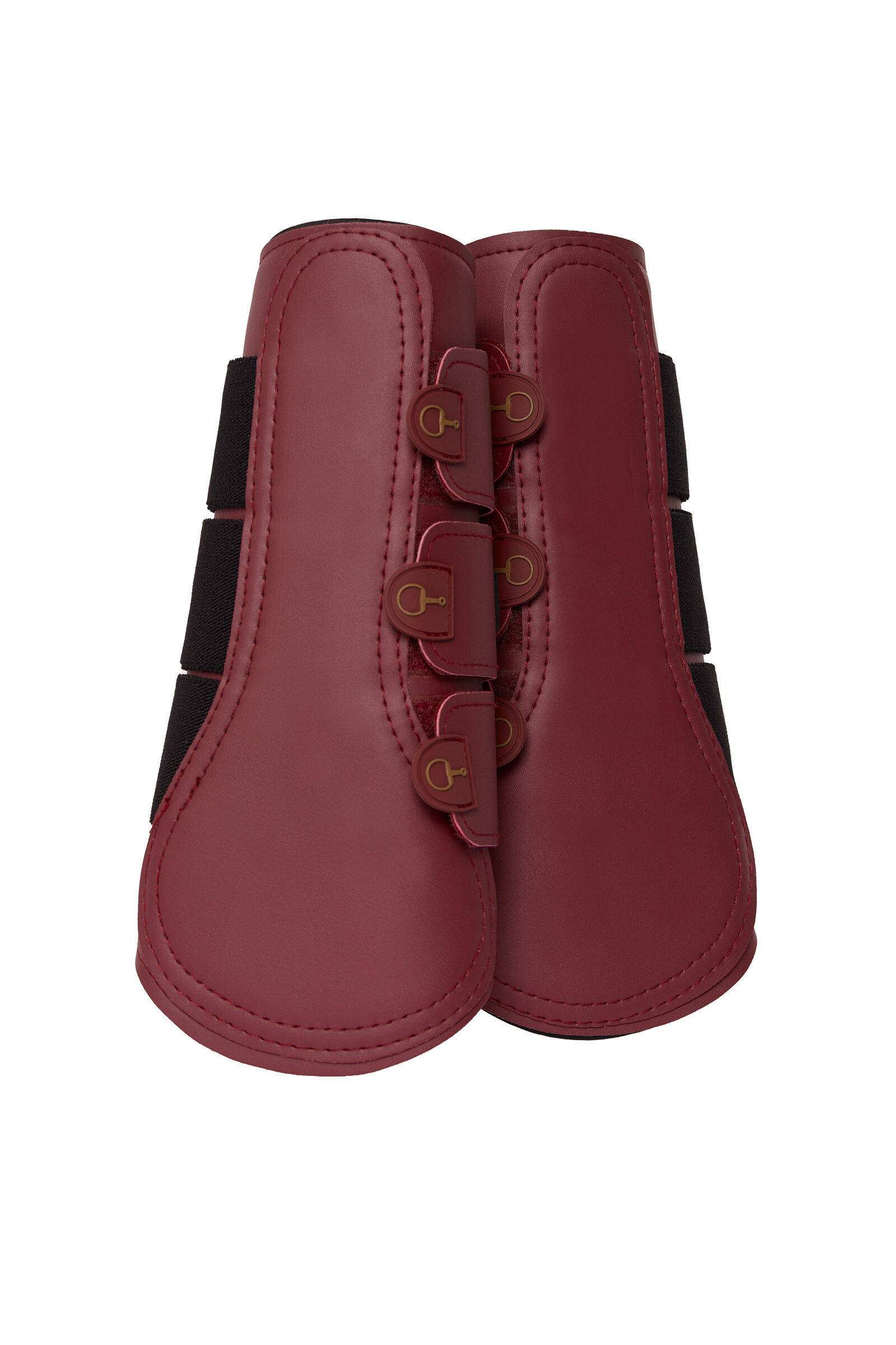 Burgundy tendon boots online