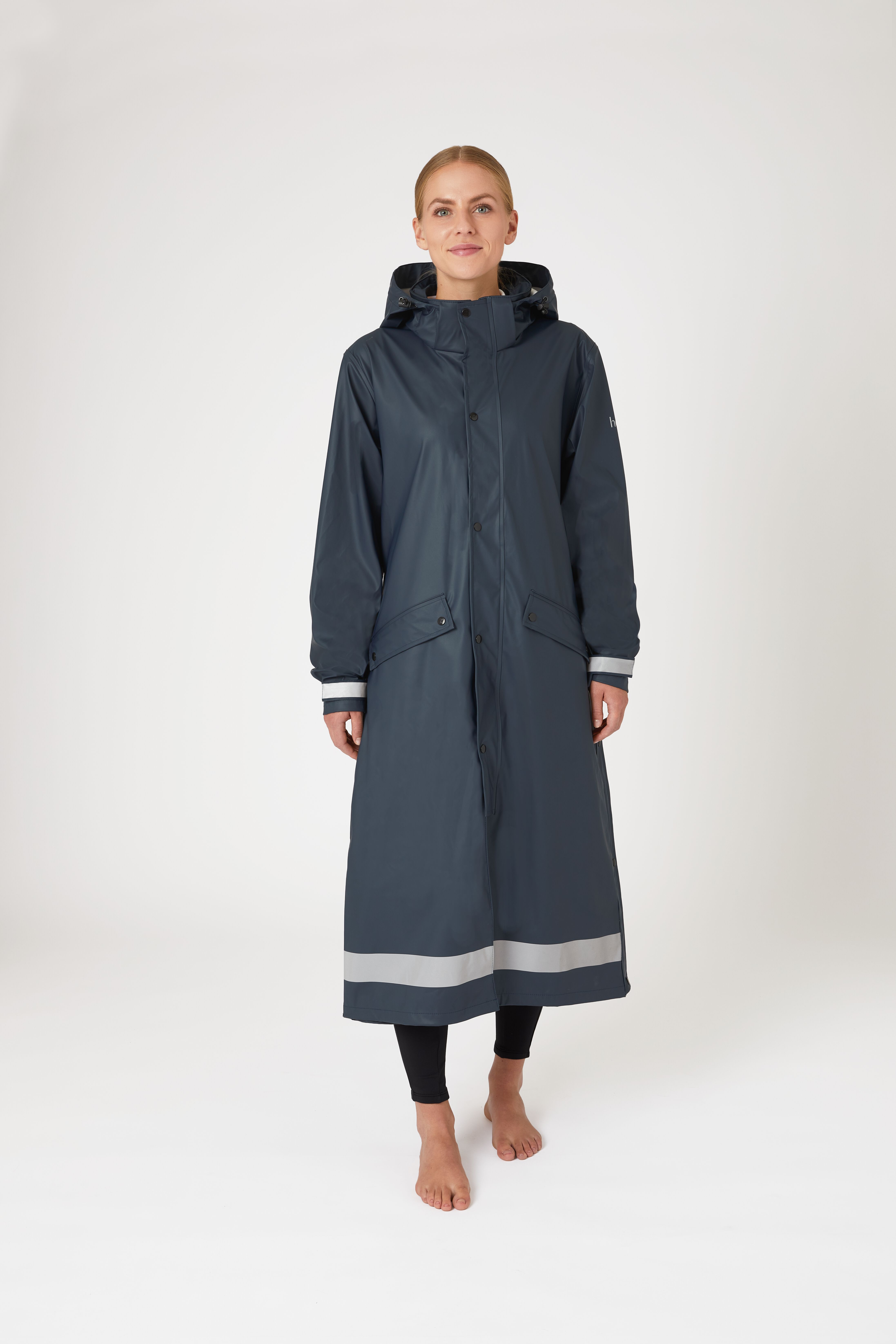Ladies deals long raincoat