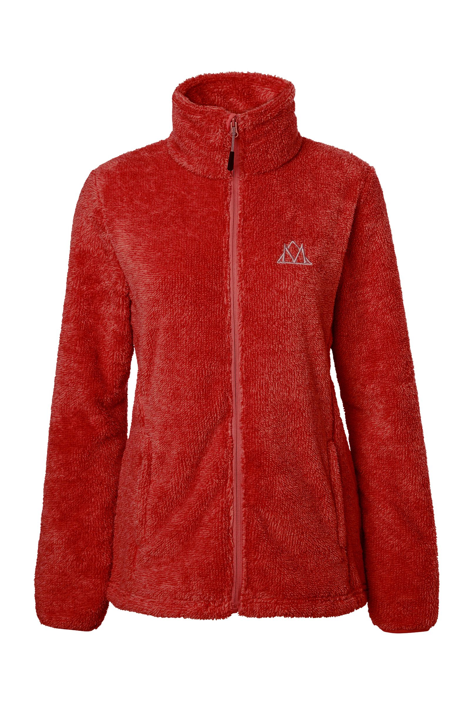Womens fluffy fleece jacket top