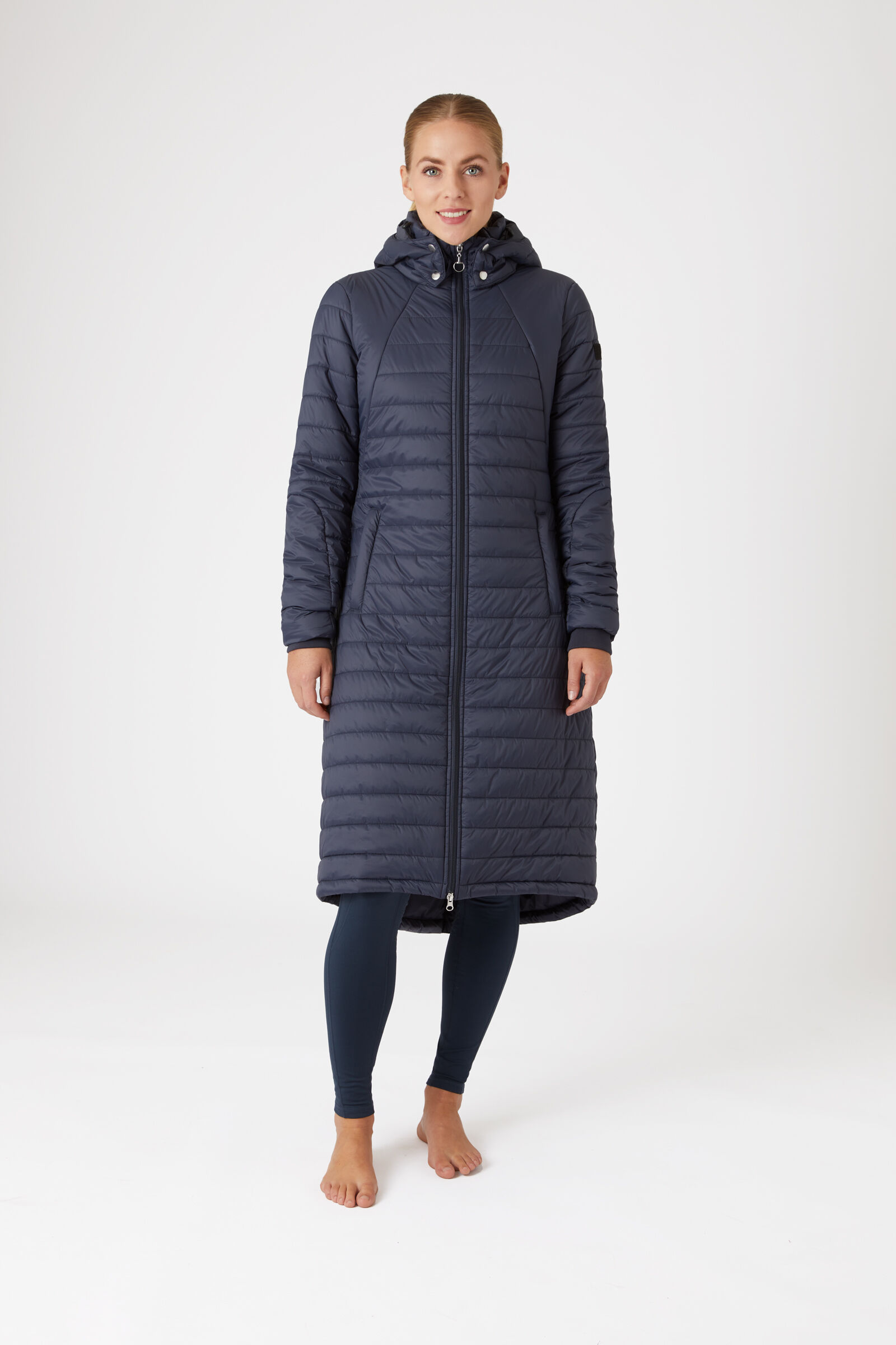 Ladies padded best sale longline coat
