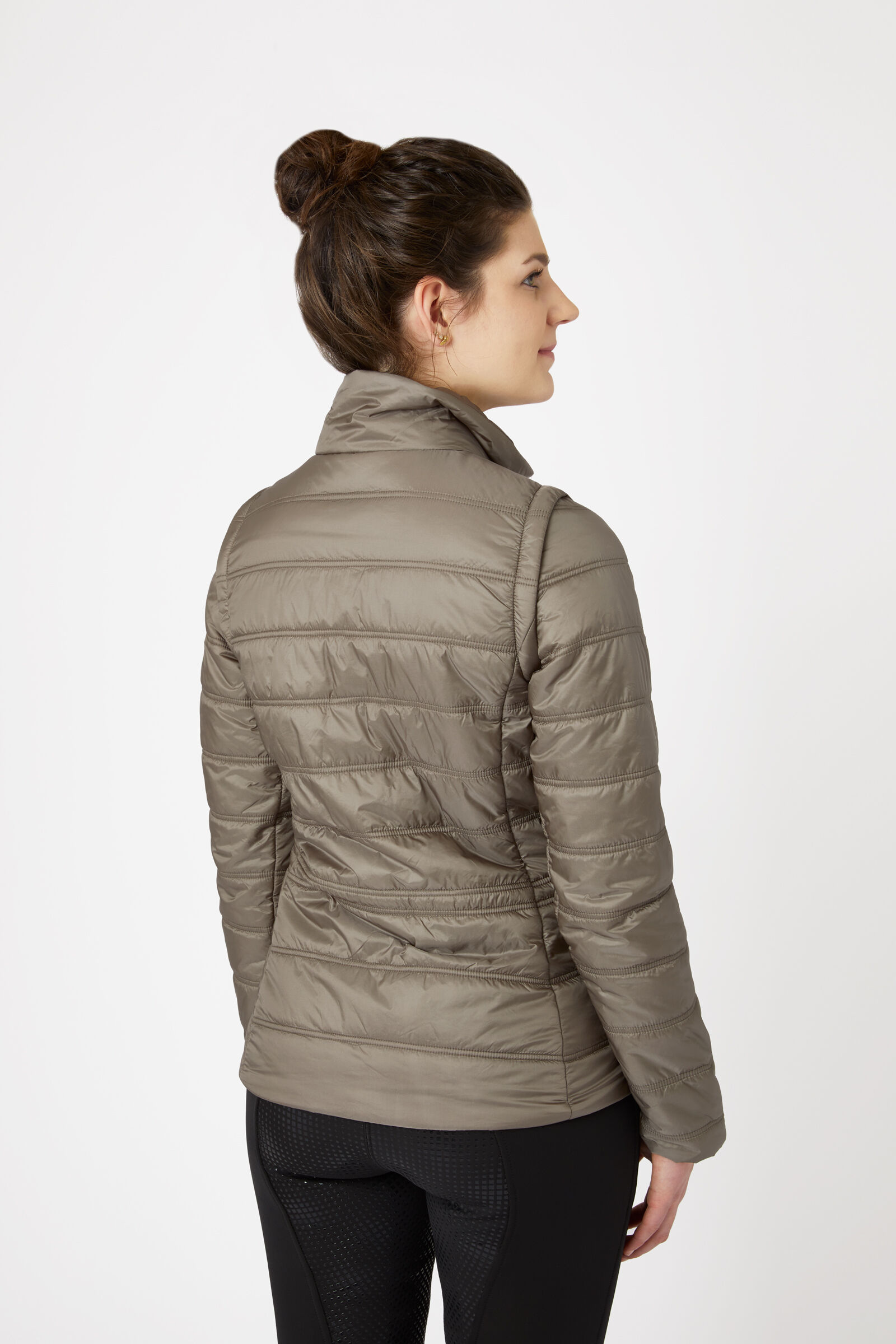 Womens puffer jacket deals with removable sleeves