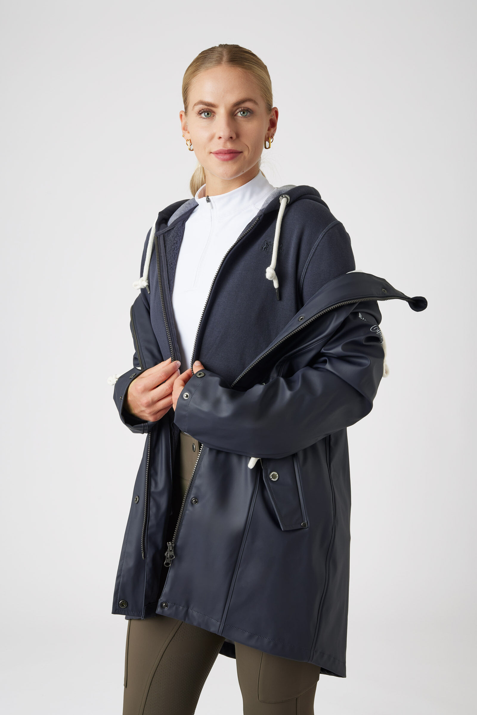 Womens pu raincoat on sale