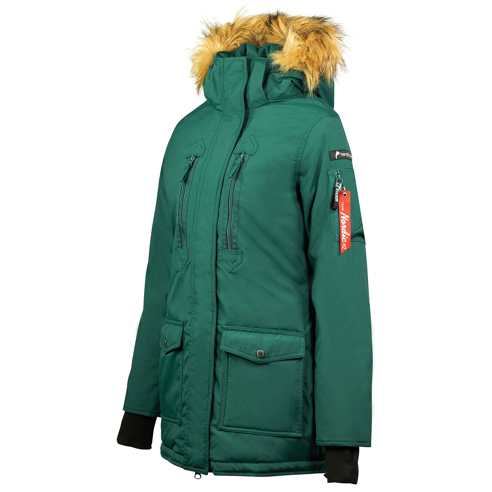 ♥【 】BRONTE PARKA ♥ Geox® ROOSE: Women's burnt olive Long Parka | Geox®