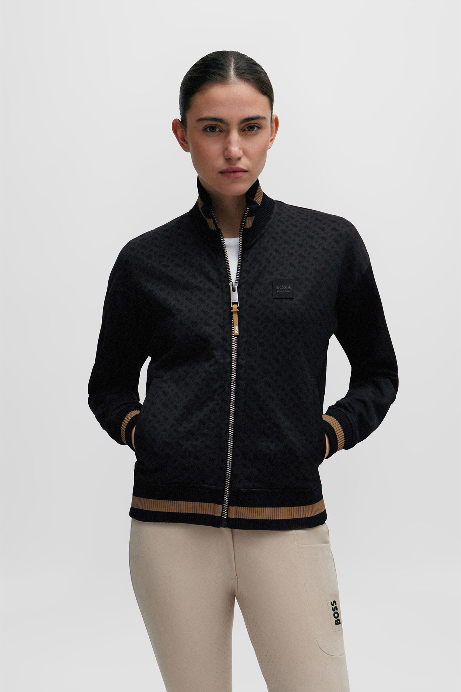 Bomber sweat jacket hotsell