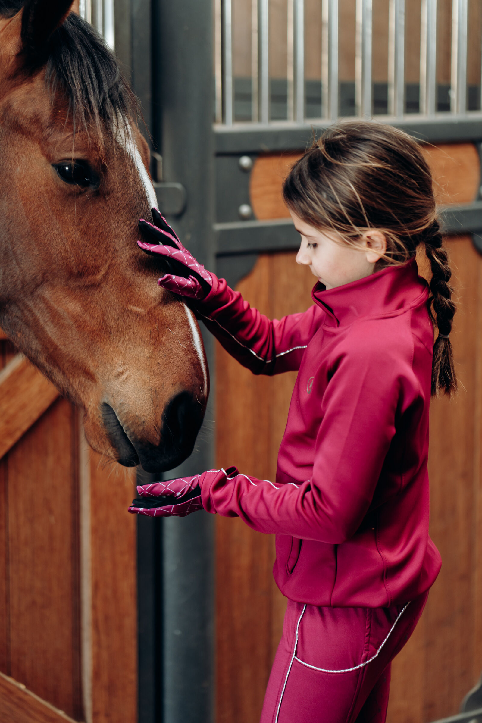 Kids horse riding gloves on sale