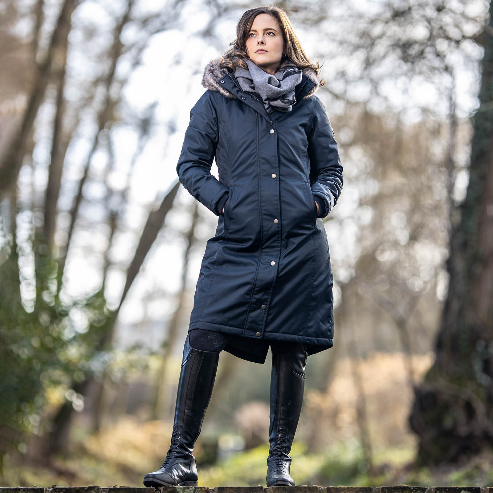 Womens waterproof clearance riding coat