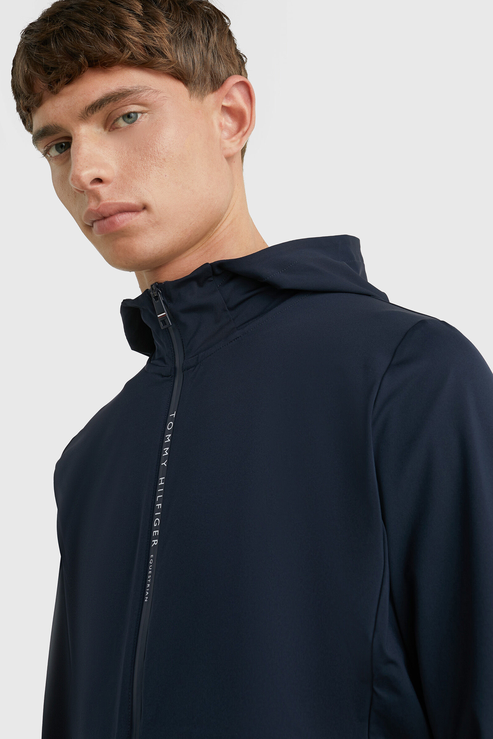 Tommy hilfiger navy windbreaker cheap