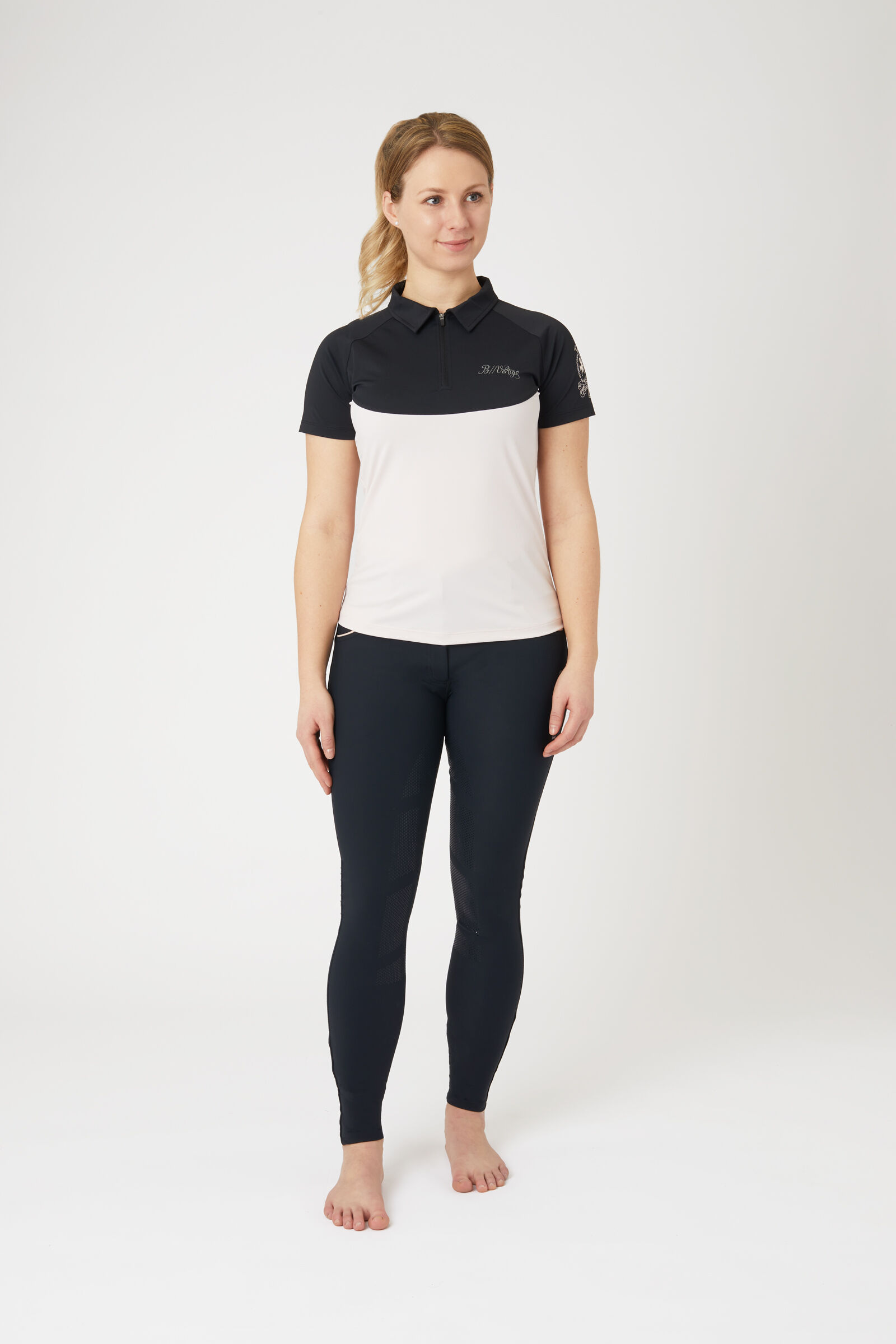 Polo shirt and leggings best sale