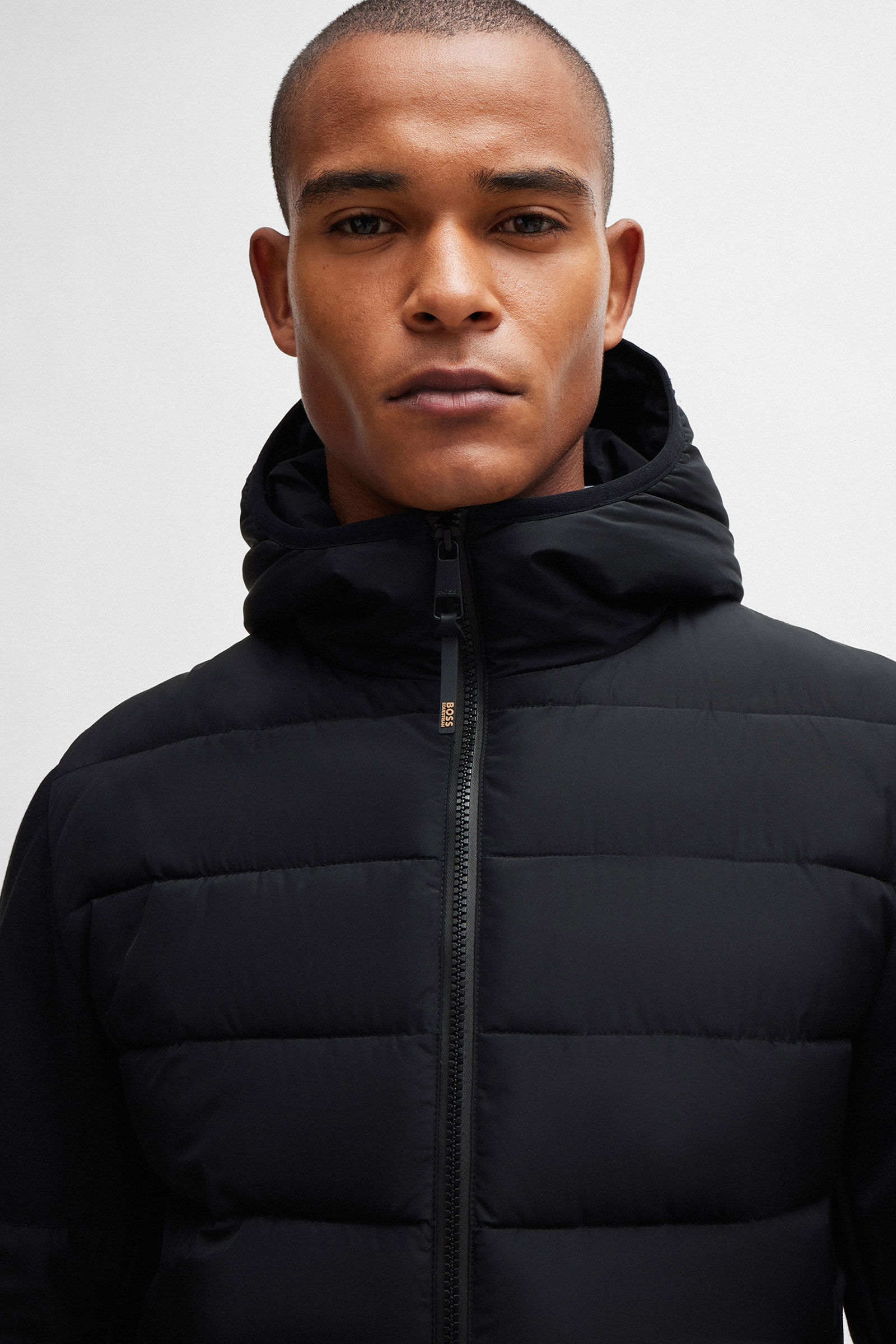 Buy Boss Jeff Hybrid Puffer Jacket horze