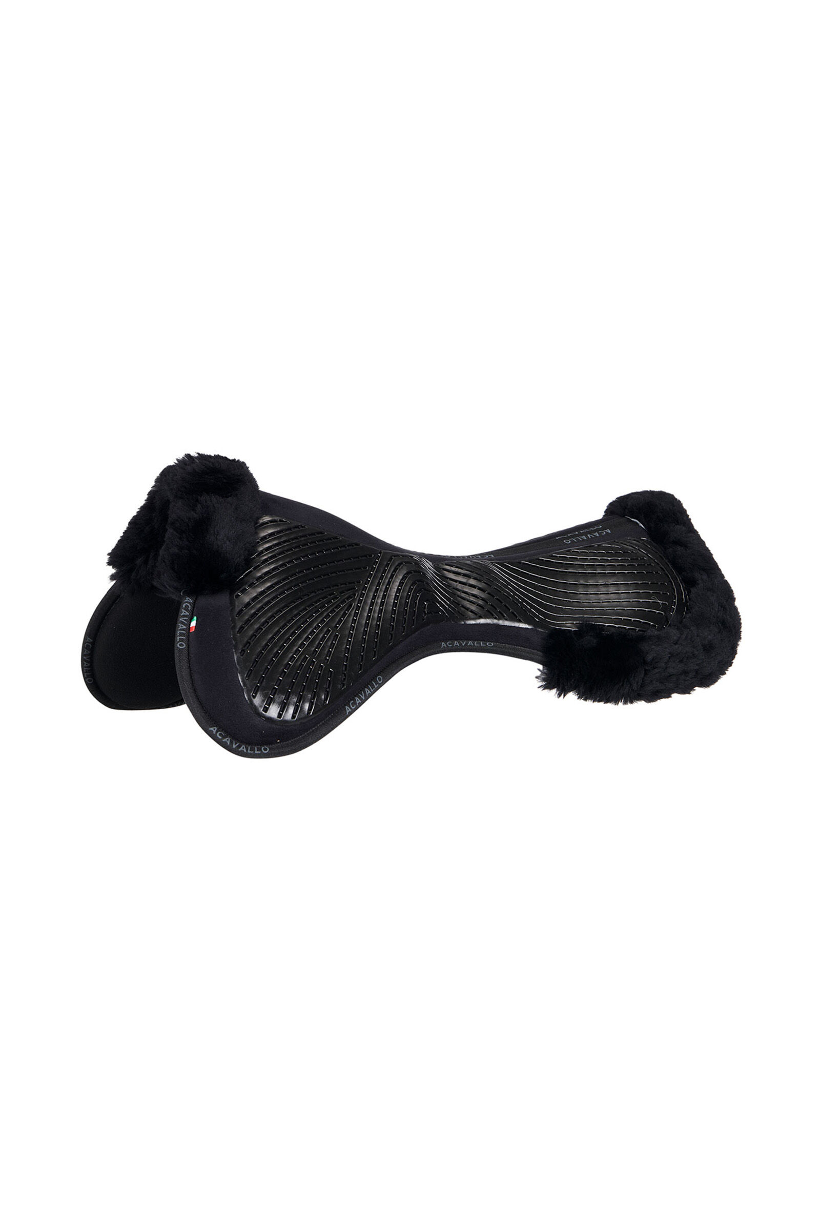 Acavallo Close Contact Gel & Memory Foam zadelonderlegger met schapenvacht
