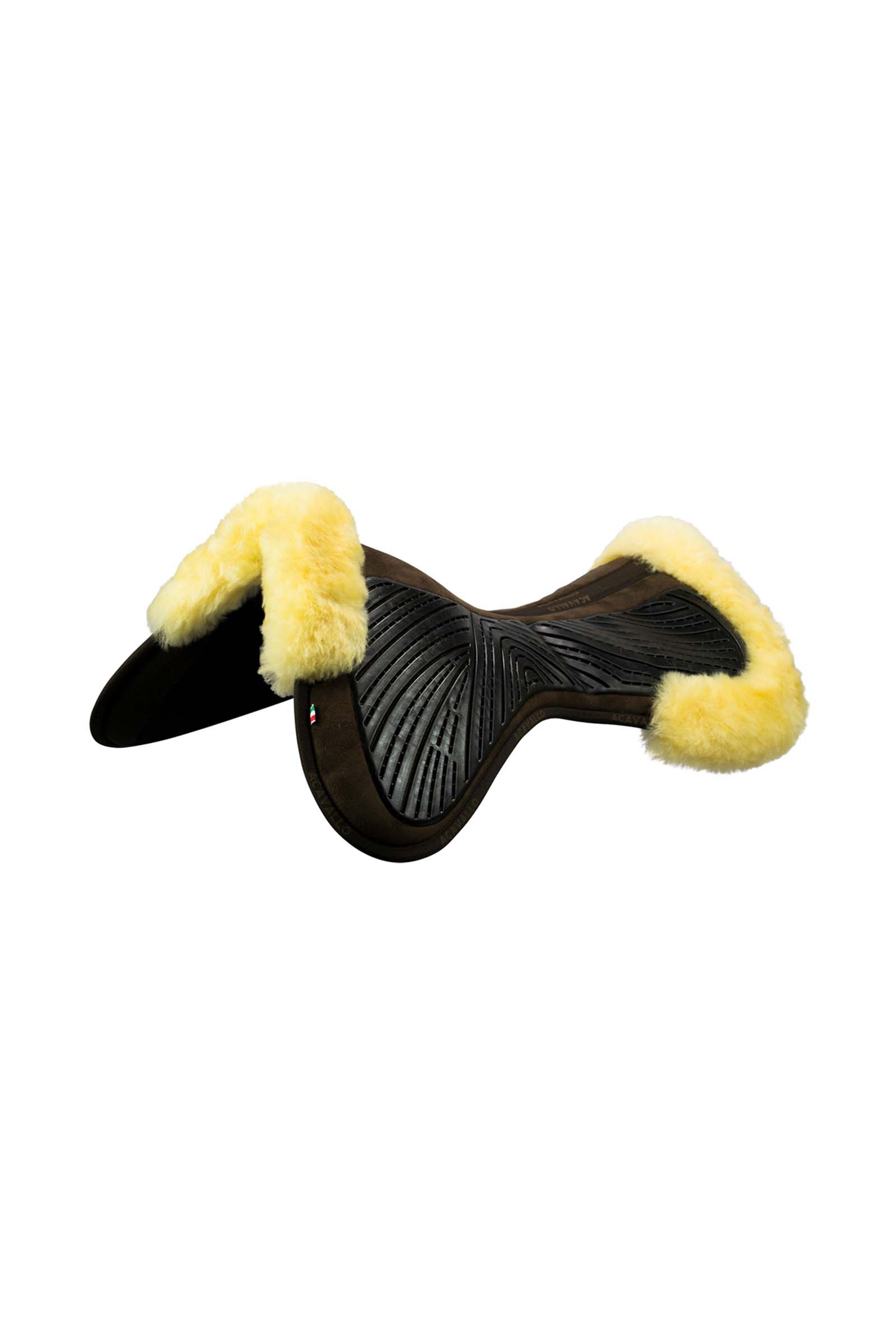 Acavallo Close Contact Gel & Memory Foam zadelonderlegger met schapenvacht