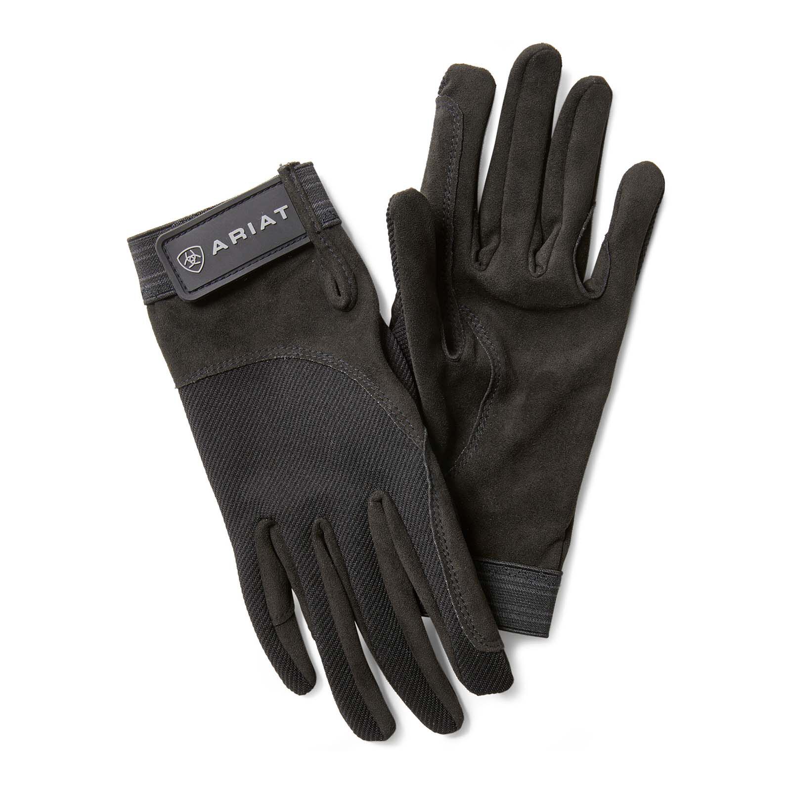 Ariat Tek Grip Gloves, Black, 8.5