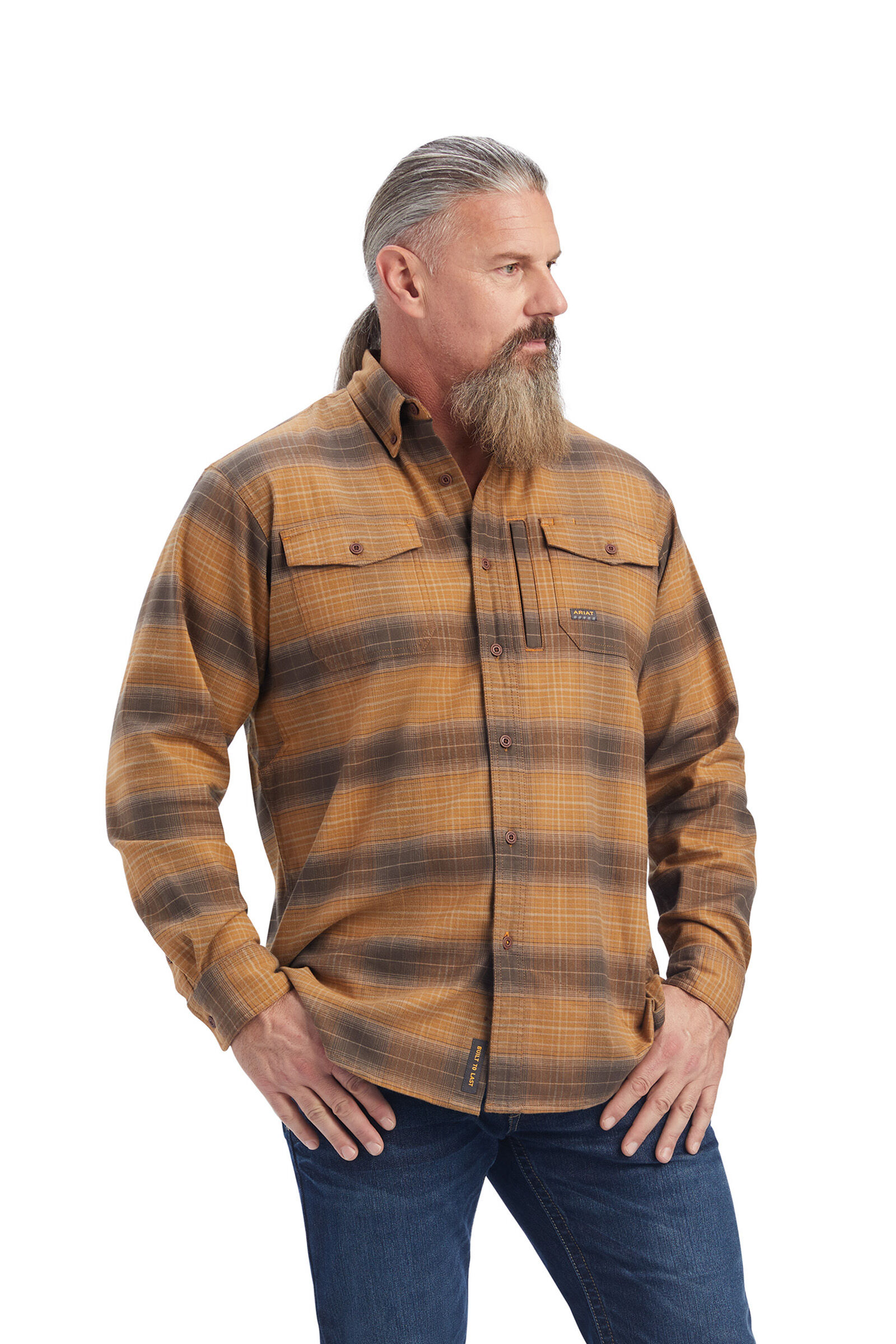 Ariat Rebar flanelowa koszula robocza DuraStretch